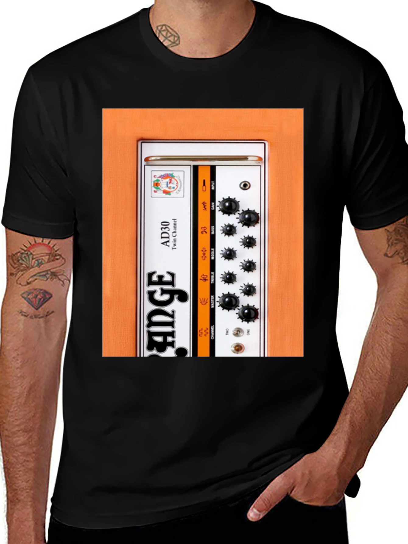 Orange AD30 Twin Channel T-Shirt