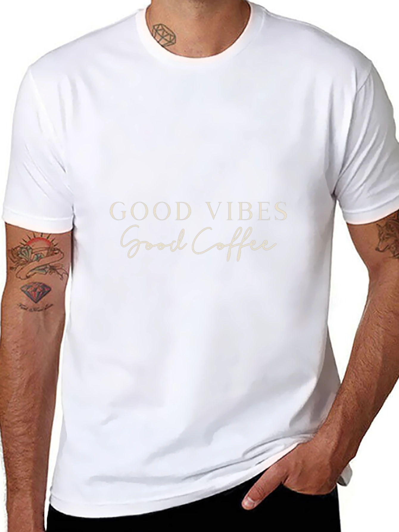 Good Vibes Good Coffee Black T-Shirt