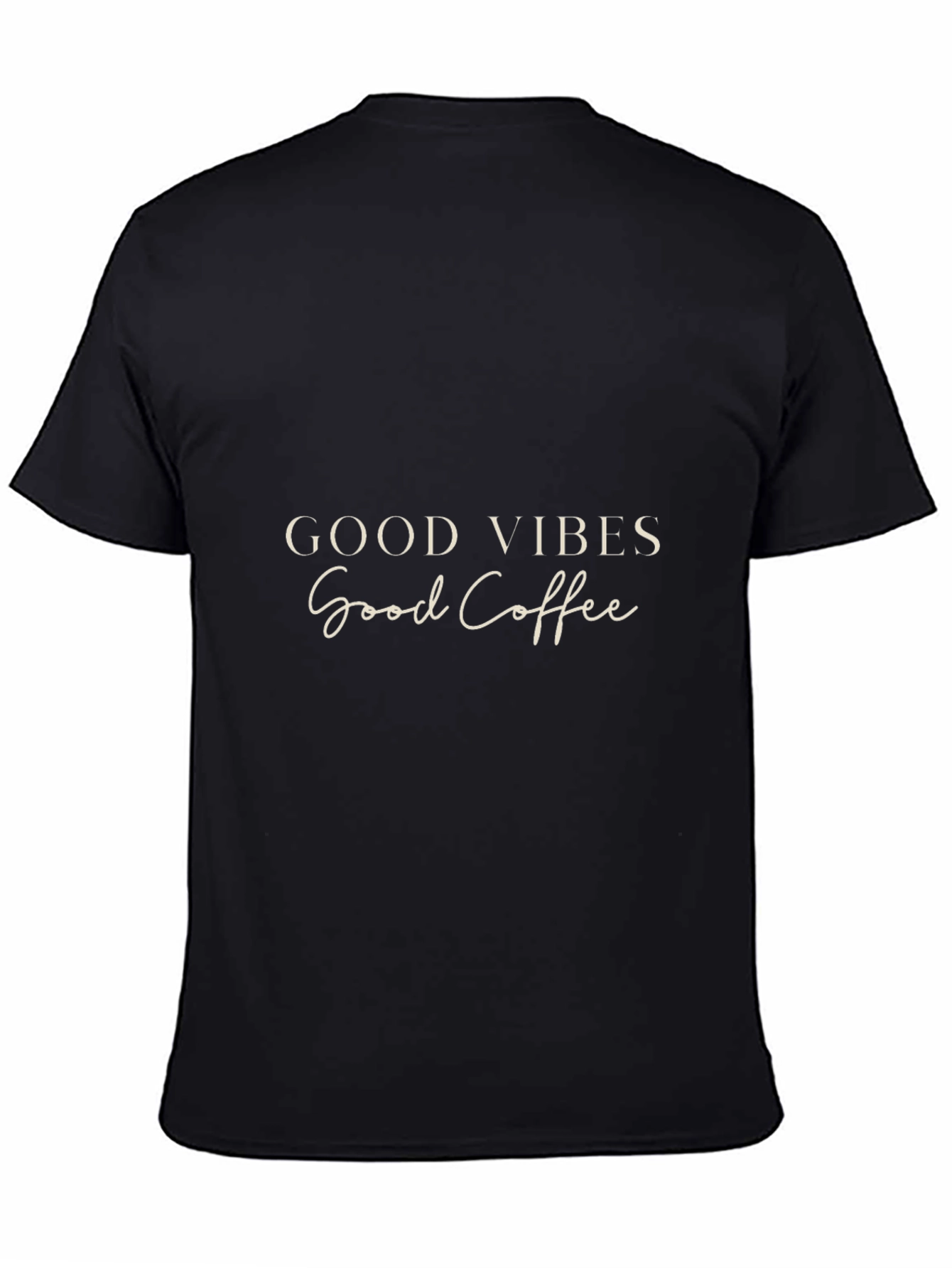 Good Vibes Good Coffee Black T-Shirt