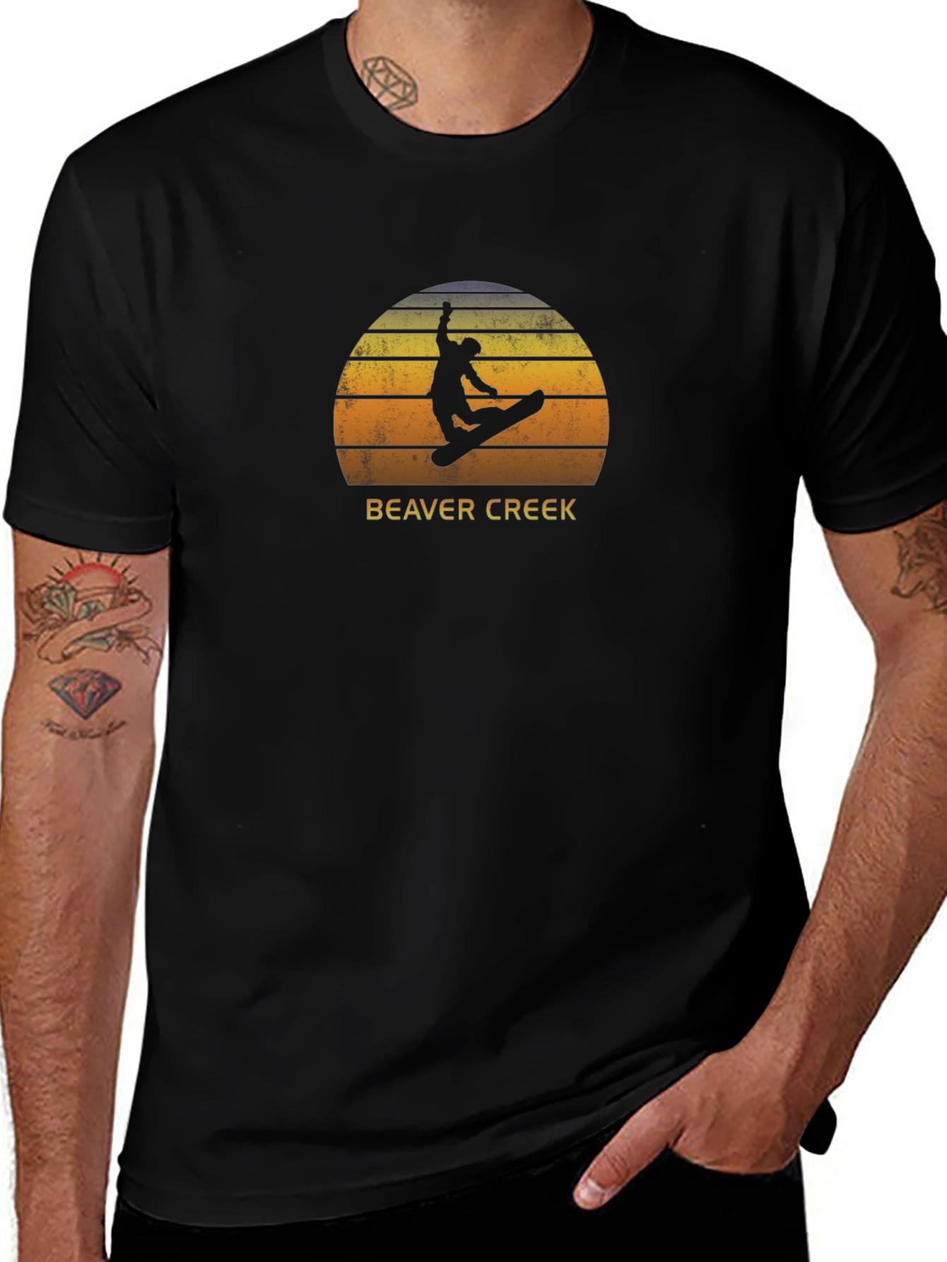 Beaver Creek Snowboarder Graphic Tee