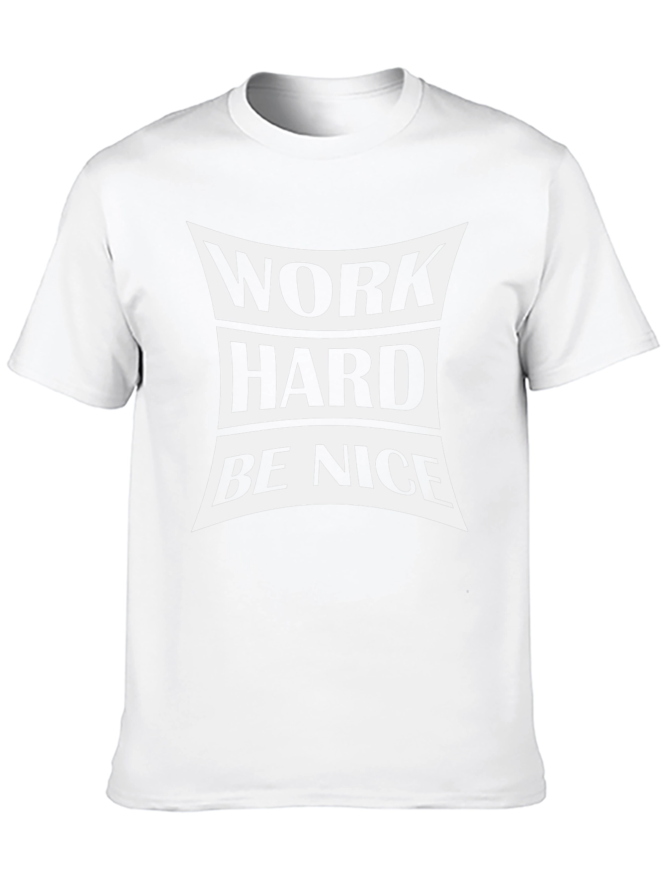 Work Hard Be Nice Black T-Shirt