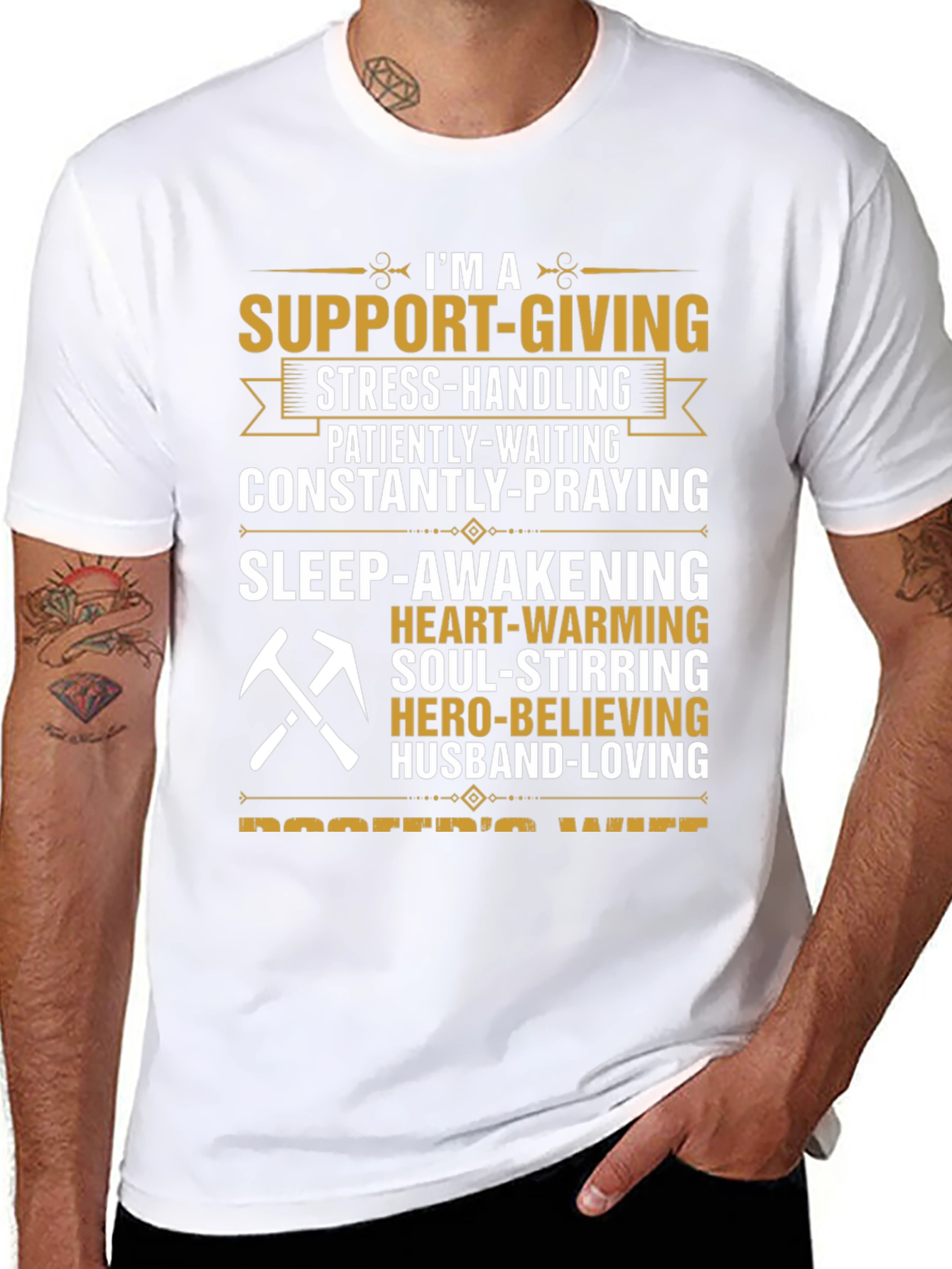 Support Giving Wife Graphic Tee