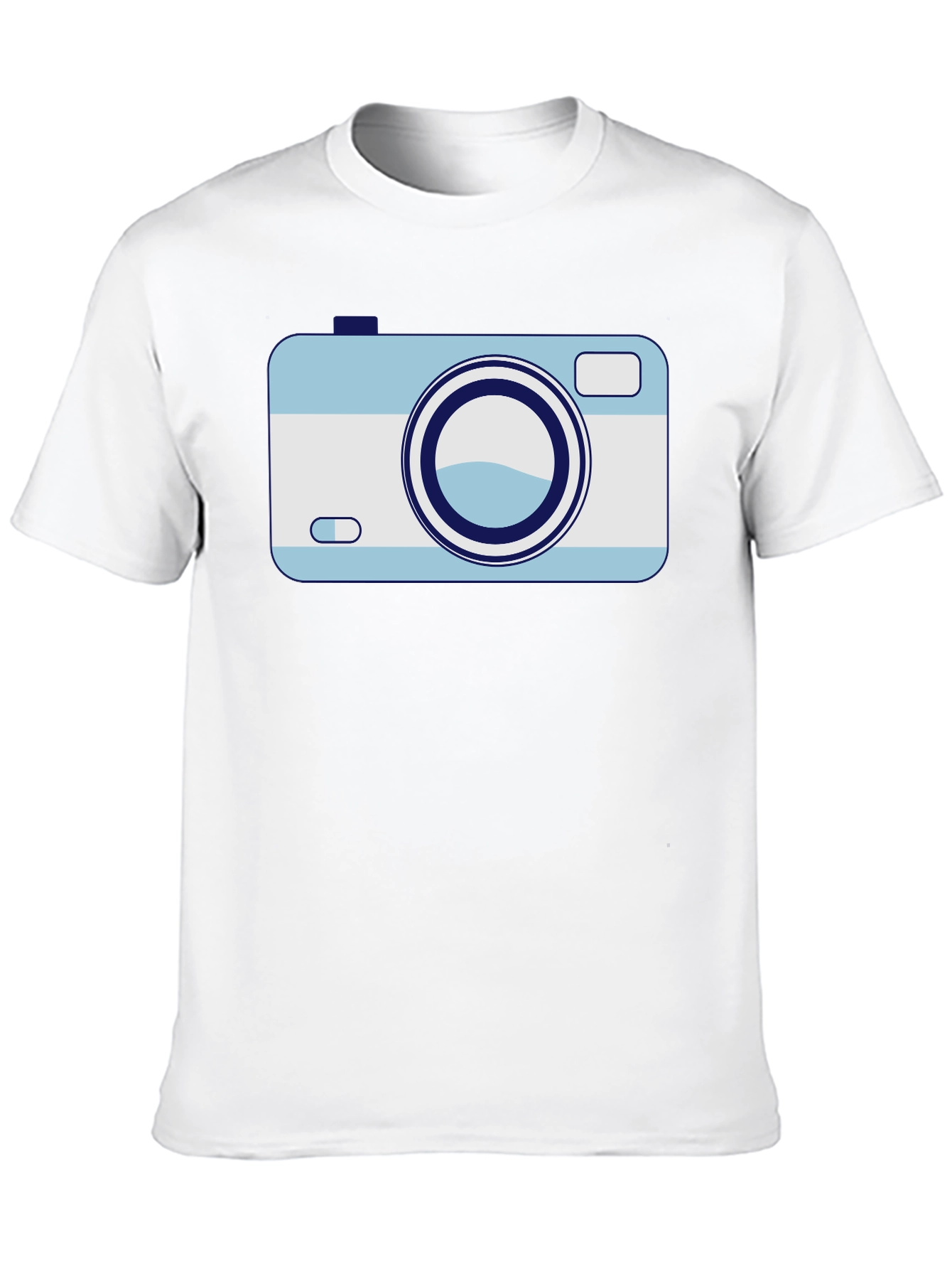 Retro Camera Graphic Tee - Black