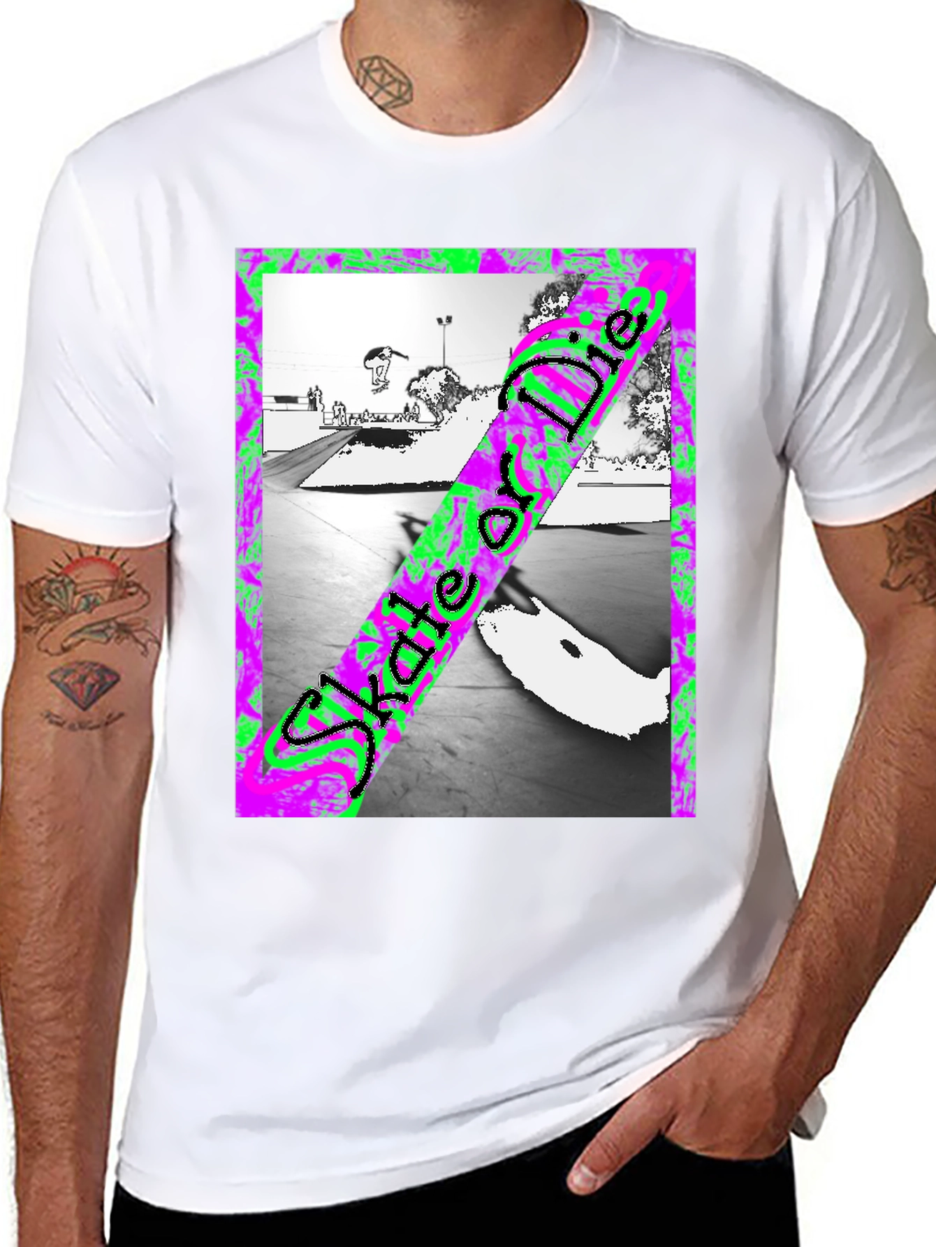 Skate or Die Graphic Tee - Black