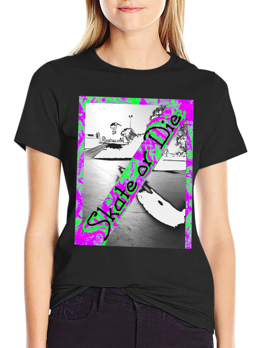 Skate or Die Graphic Tee - Black