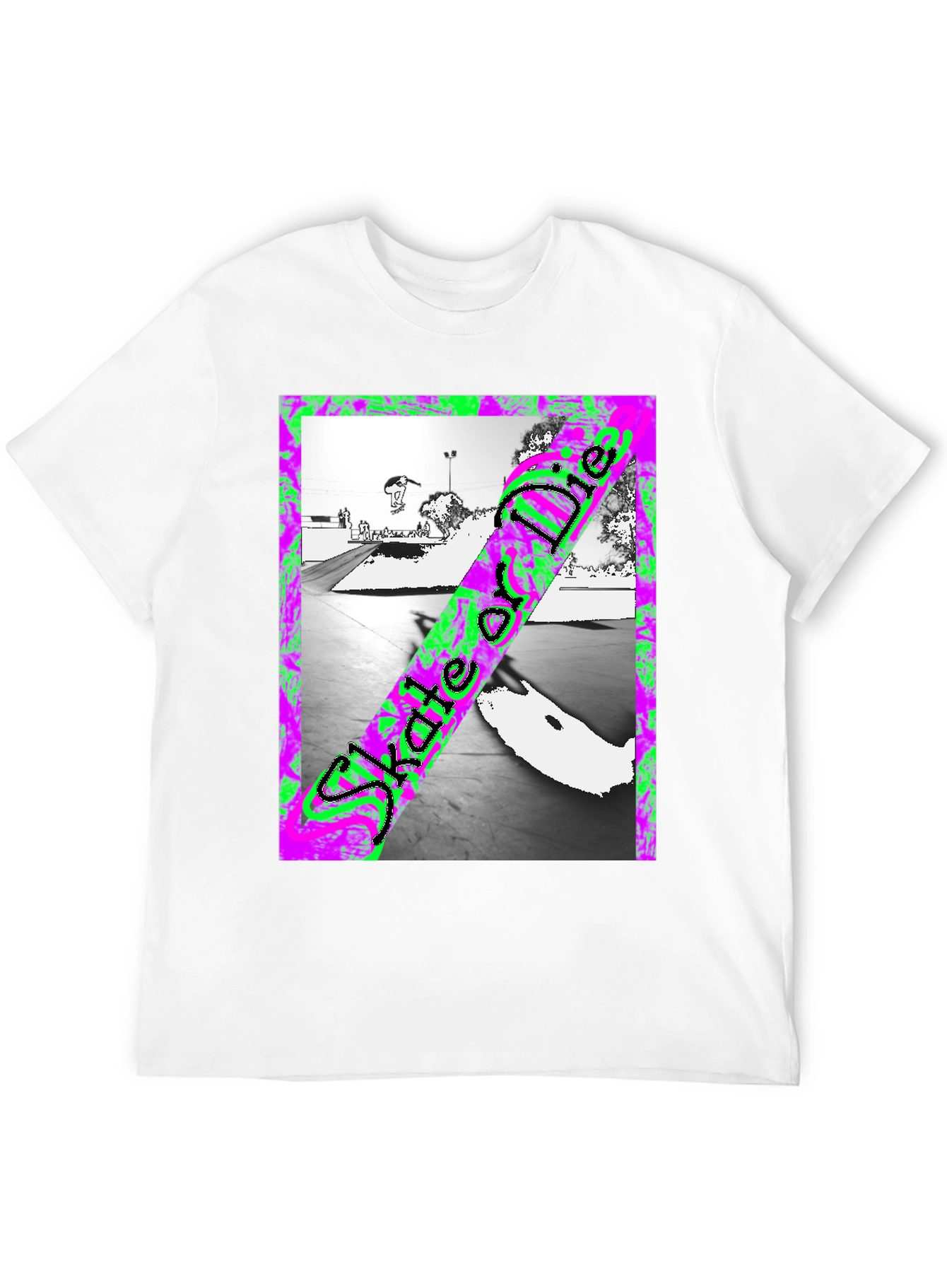 Skate or Die Graphic Tee - Black