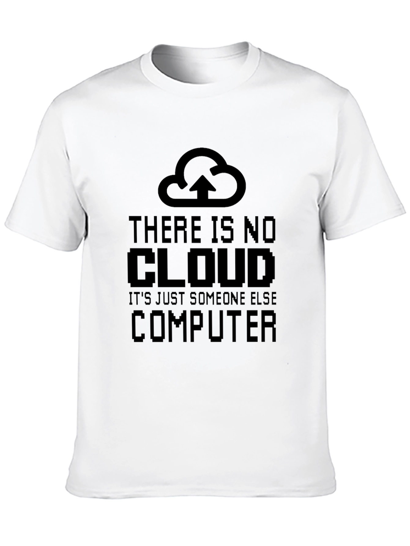Funny Cloud Computing Black T-Shirt