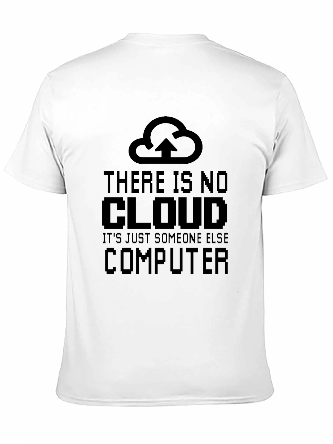 Funny Cloud Computing Black T-Shirt