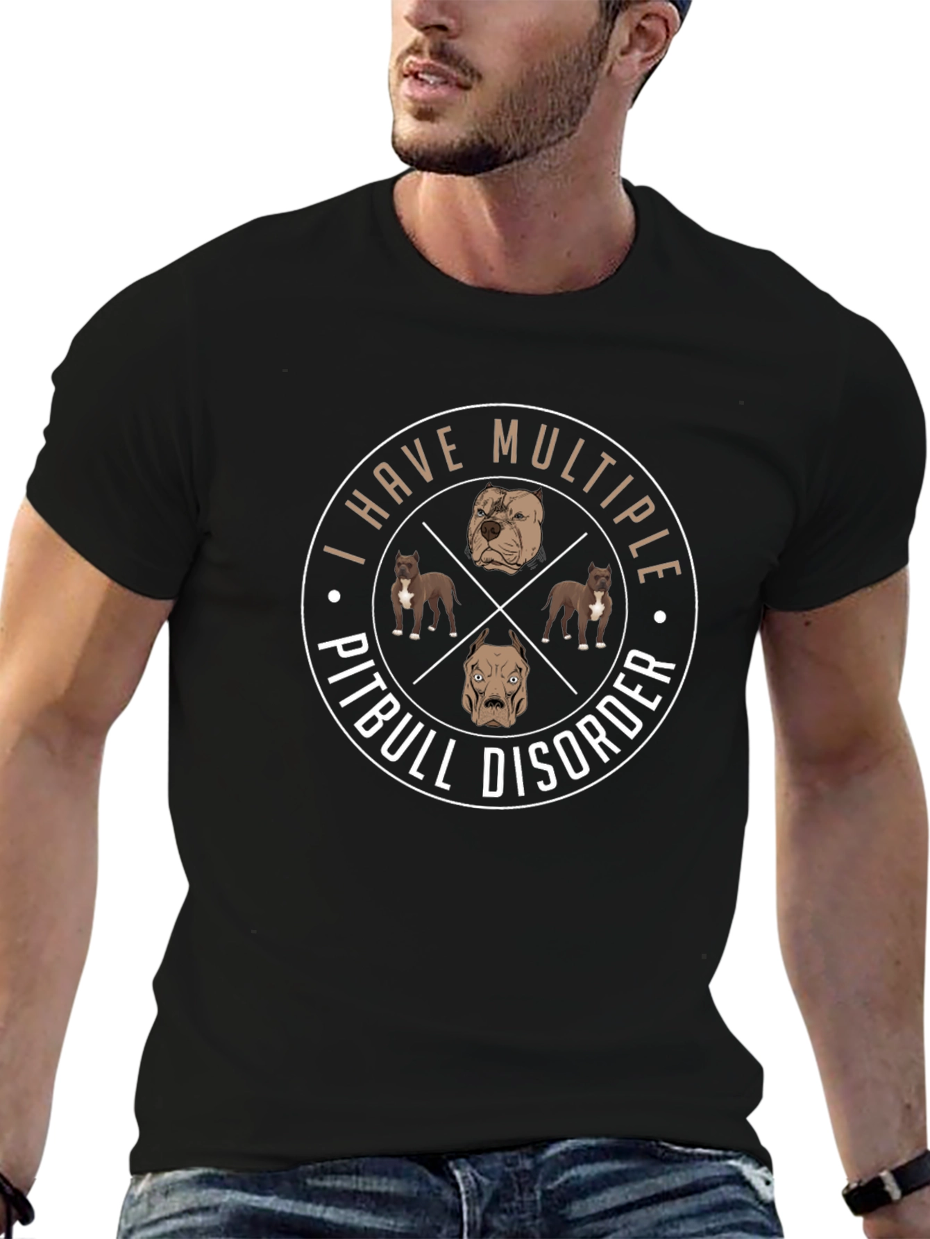 Pitbull Disorder Graphic T-Shirt