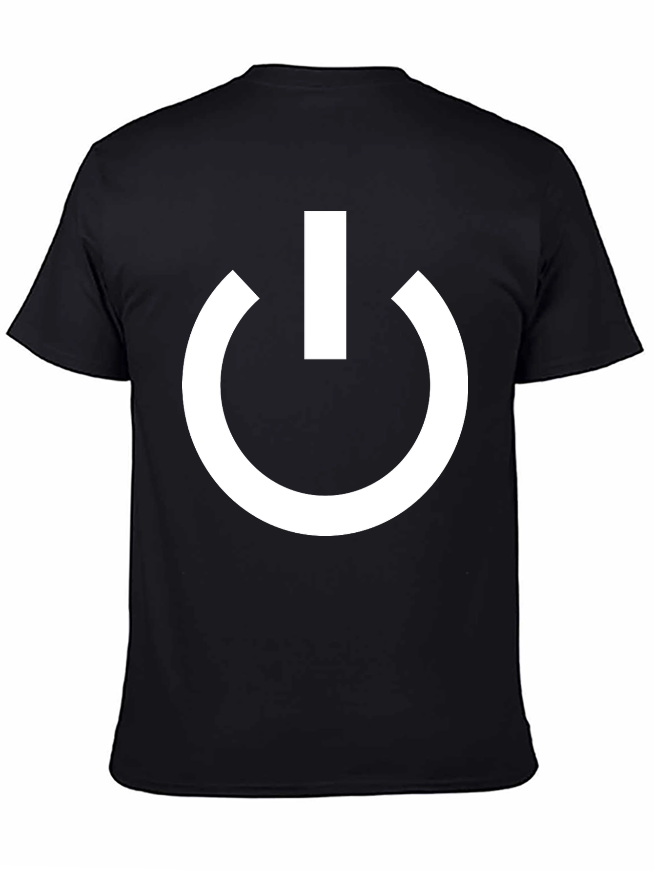 Power Symbol T-Shirt - Black Bold Design