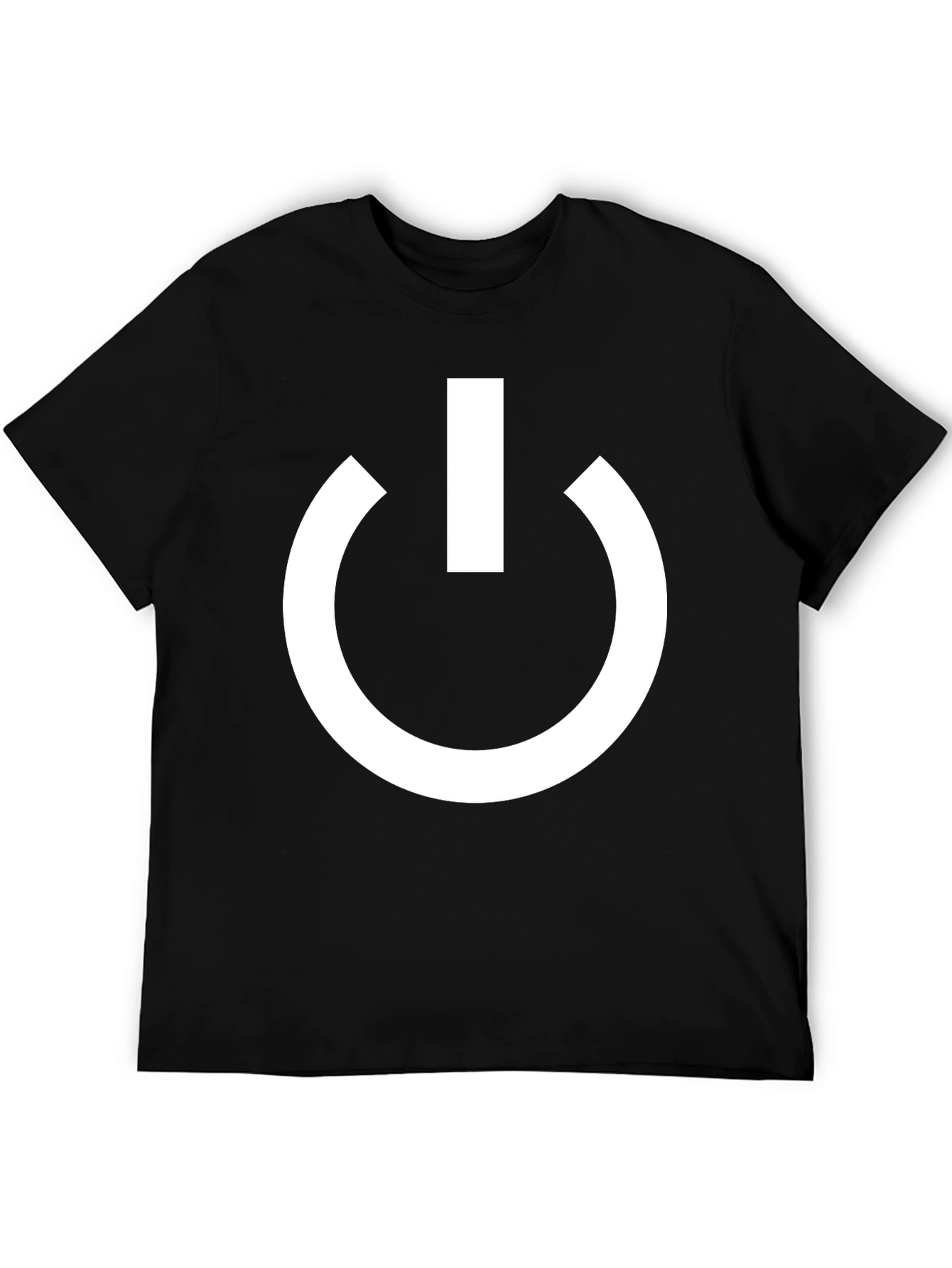 Power Symbol T-Shirt - Black Bold Design