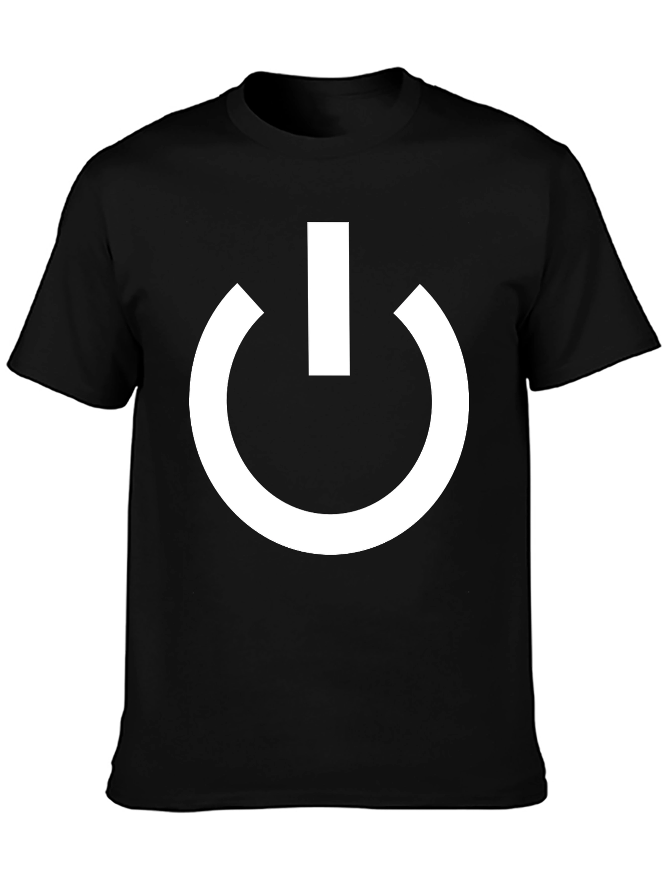 Power Symbol T-Shirt - Black Bold Design