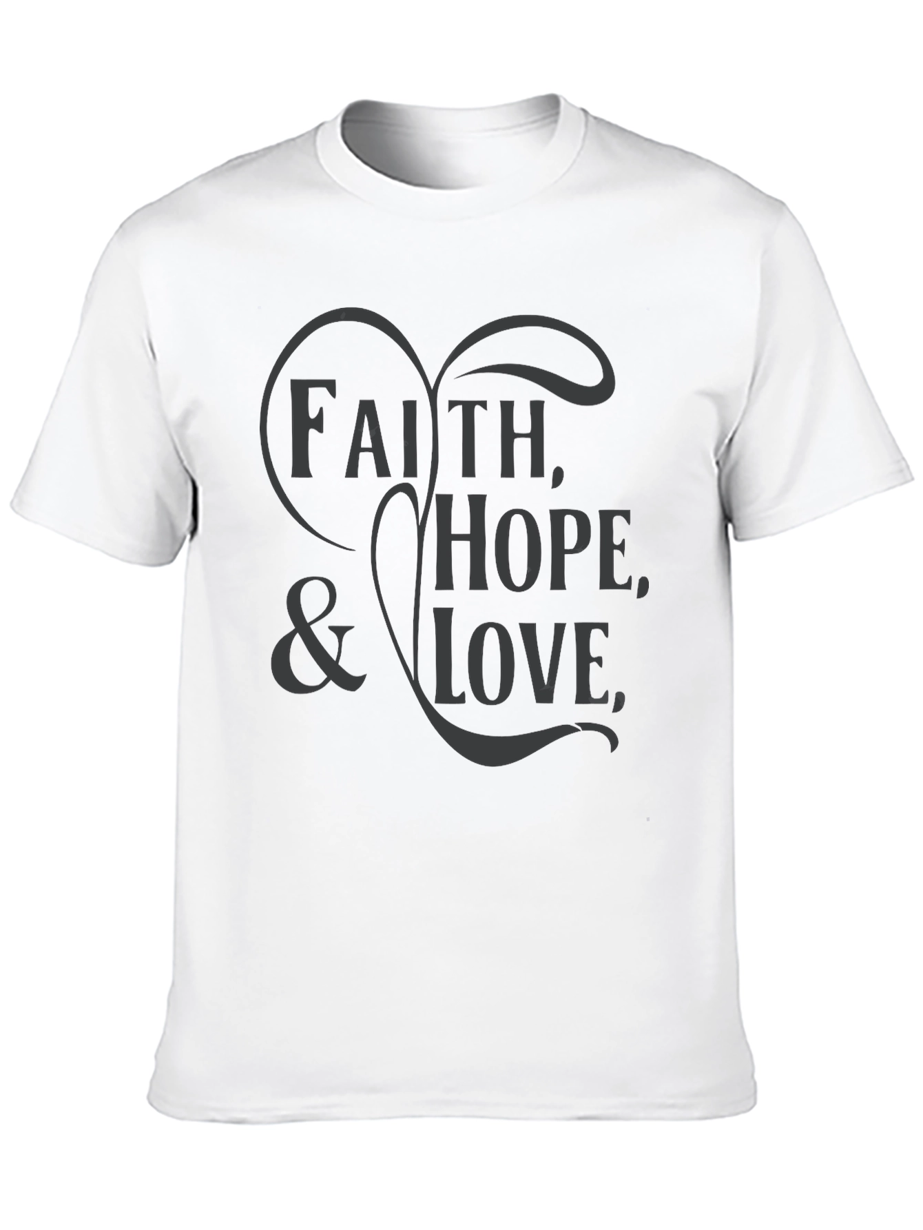 Faith Hope & Love Graphic T-Shirt