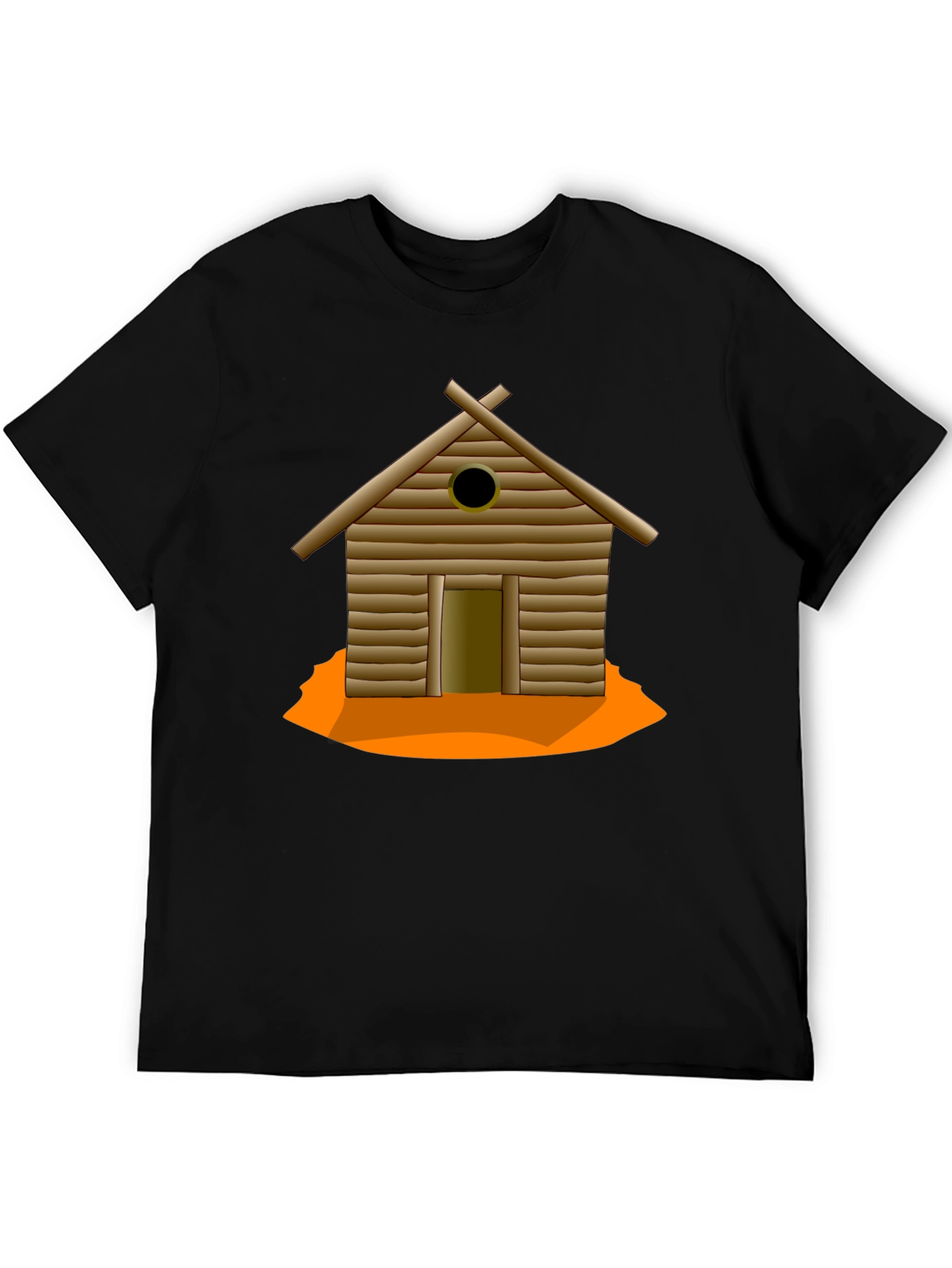 Cabin Graphic T-Shirt - Black