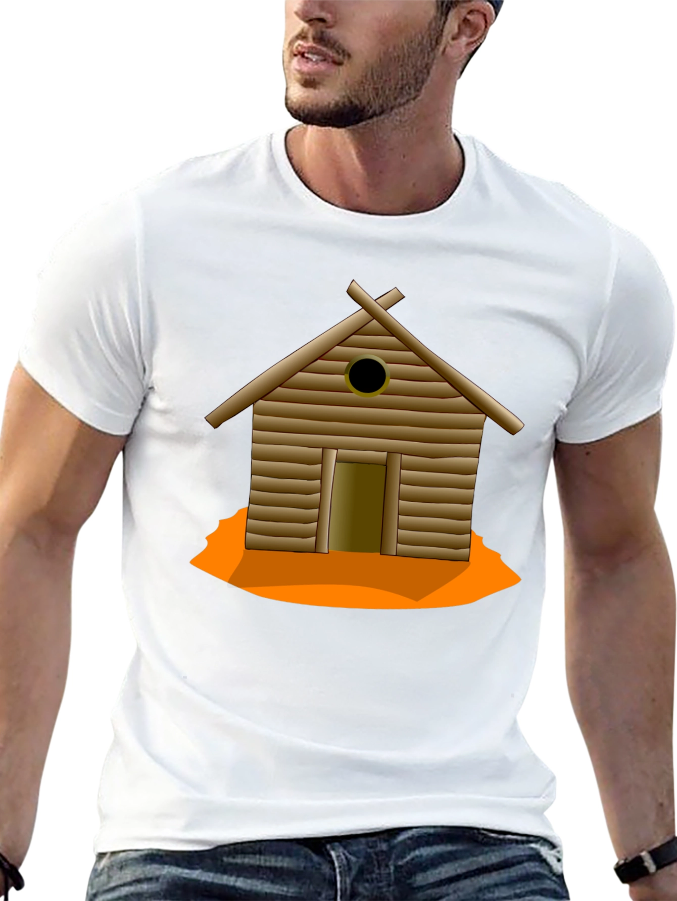 Cabin Graphic T-Shirt - Black