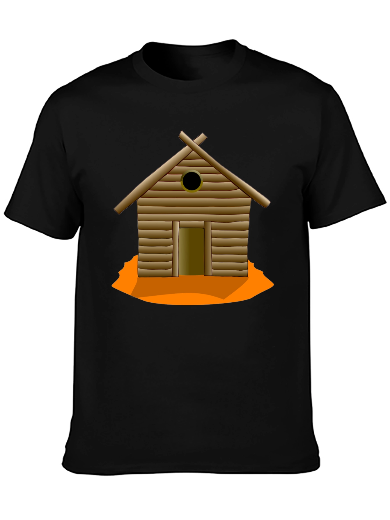 Cabin Graphic T-Shirt - Black