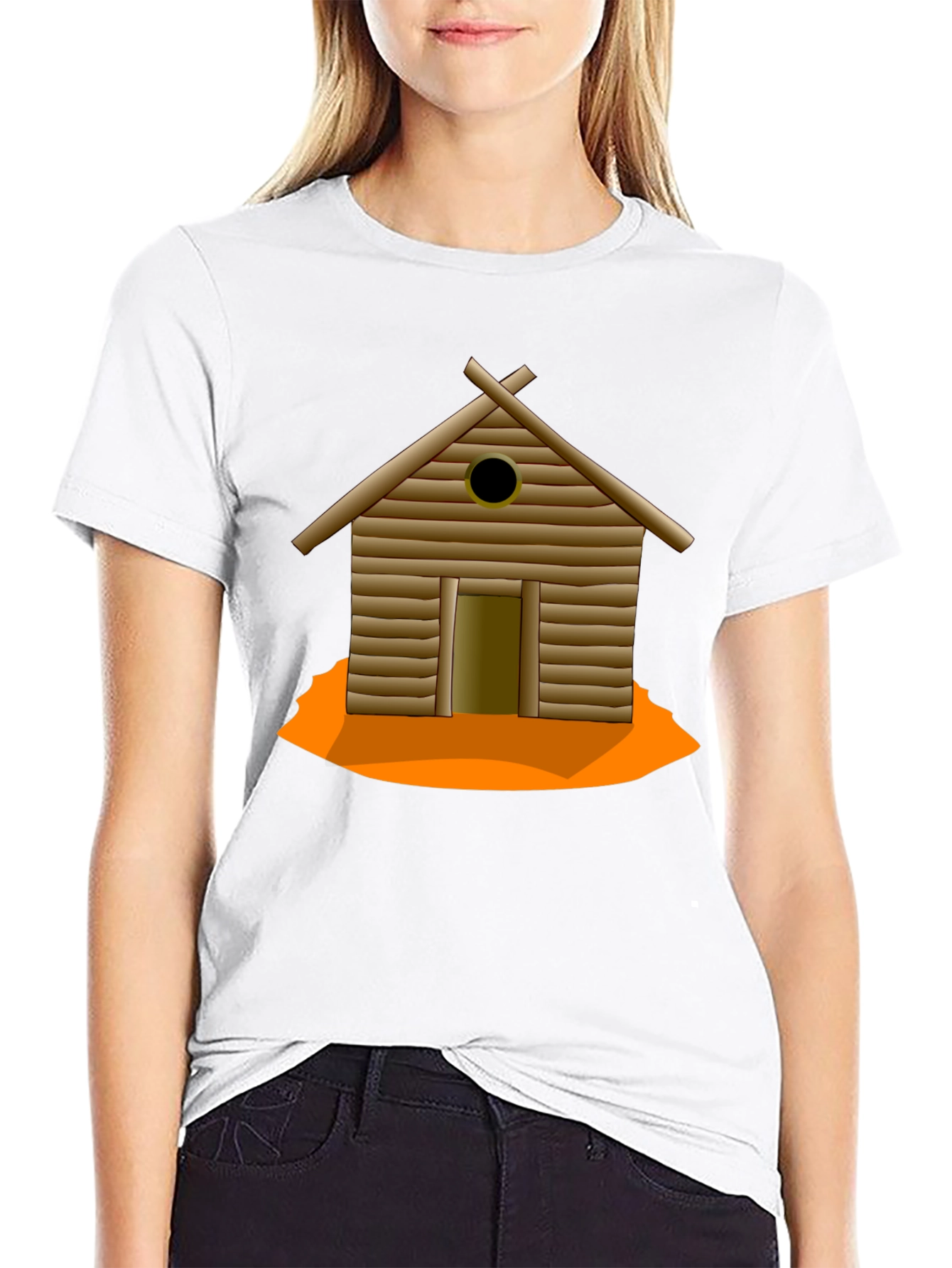 Cabin Graphic T-Shirt - Black