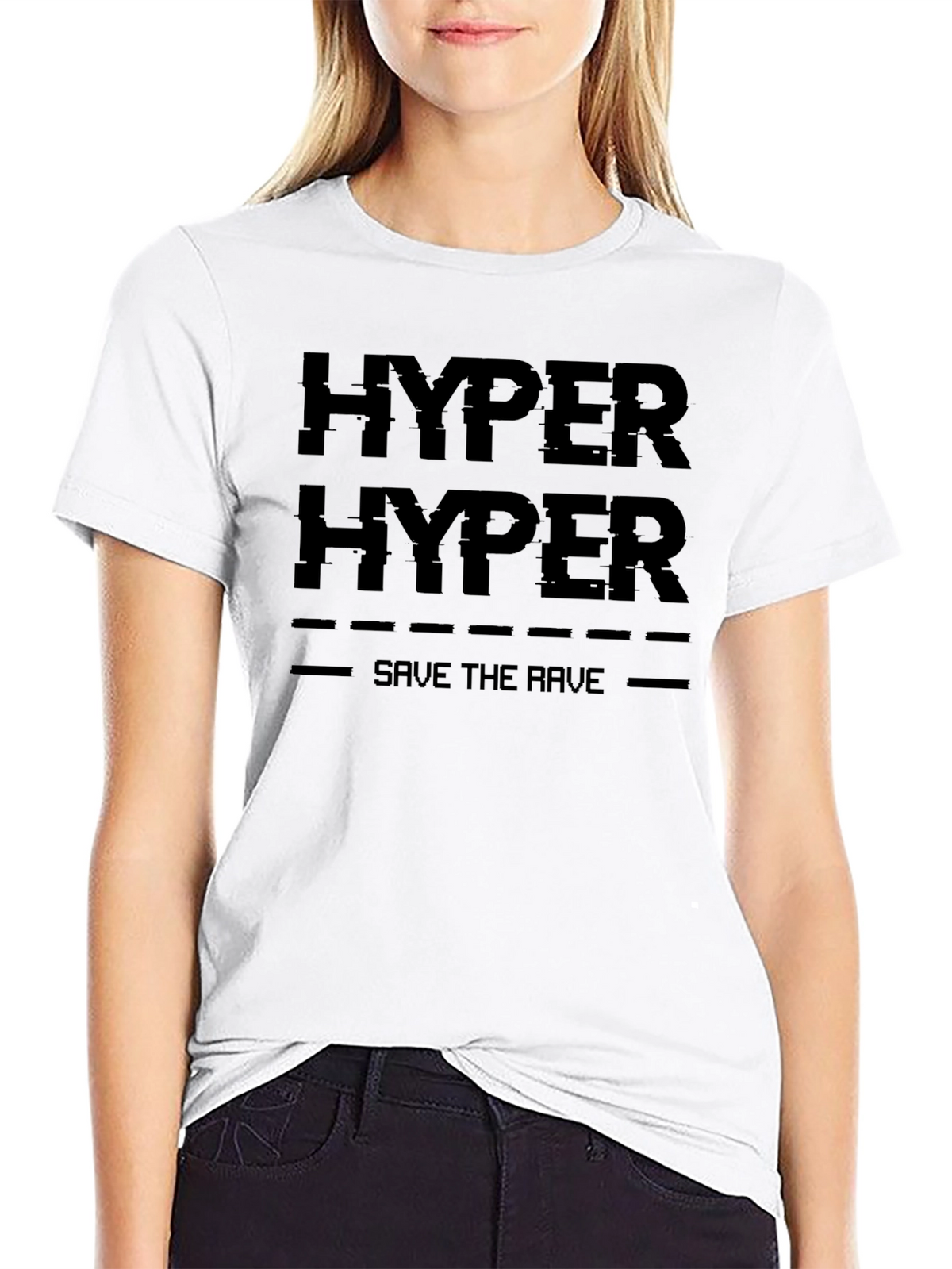 Hyper Save the Rave T-Shirt - Black