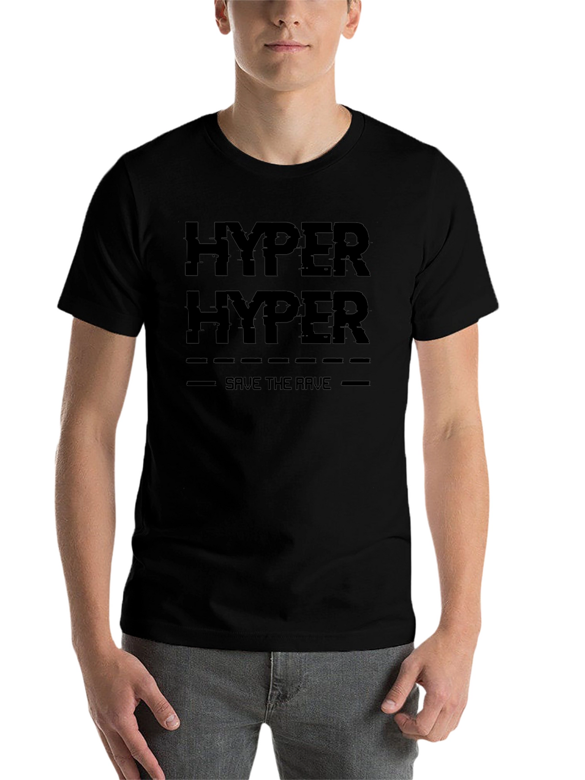 Hyper Save the Rave T-Shirt - Black