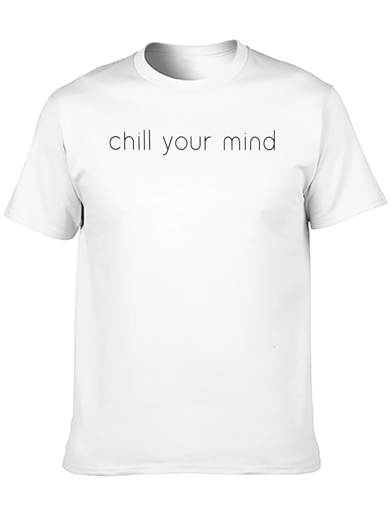 Chill Your Mind Black T-Shirt