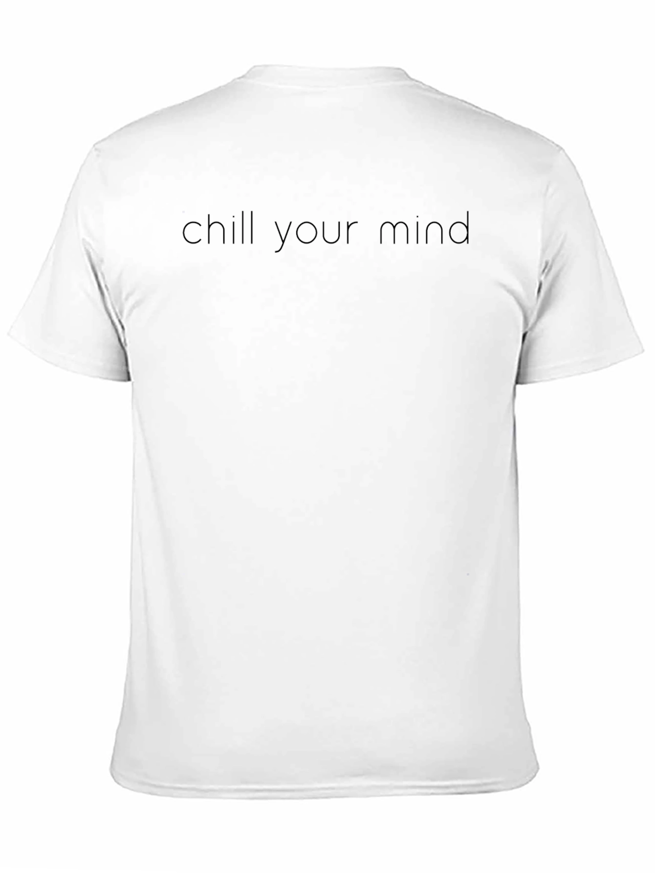 Chill Your Mind Black T-Shirt