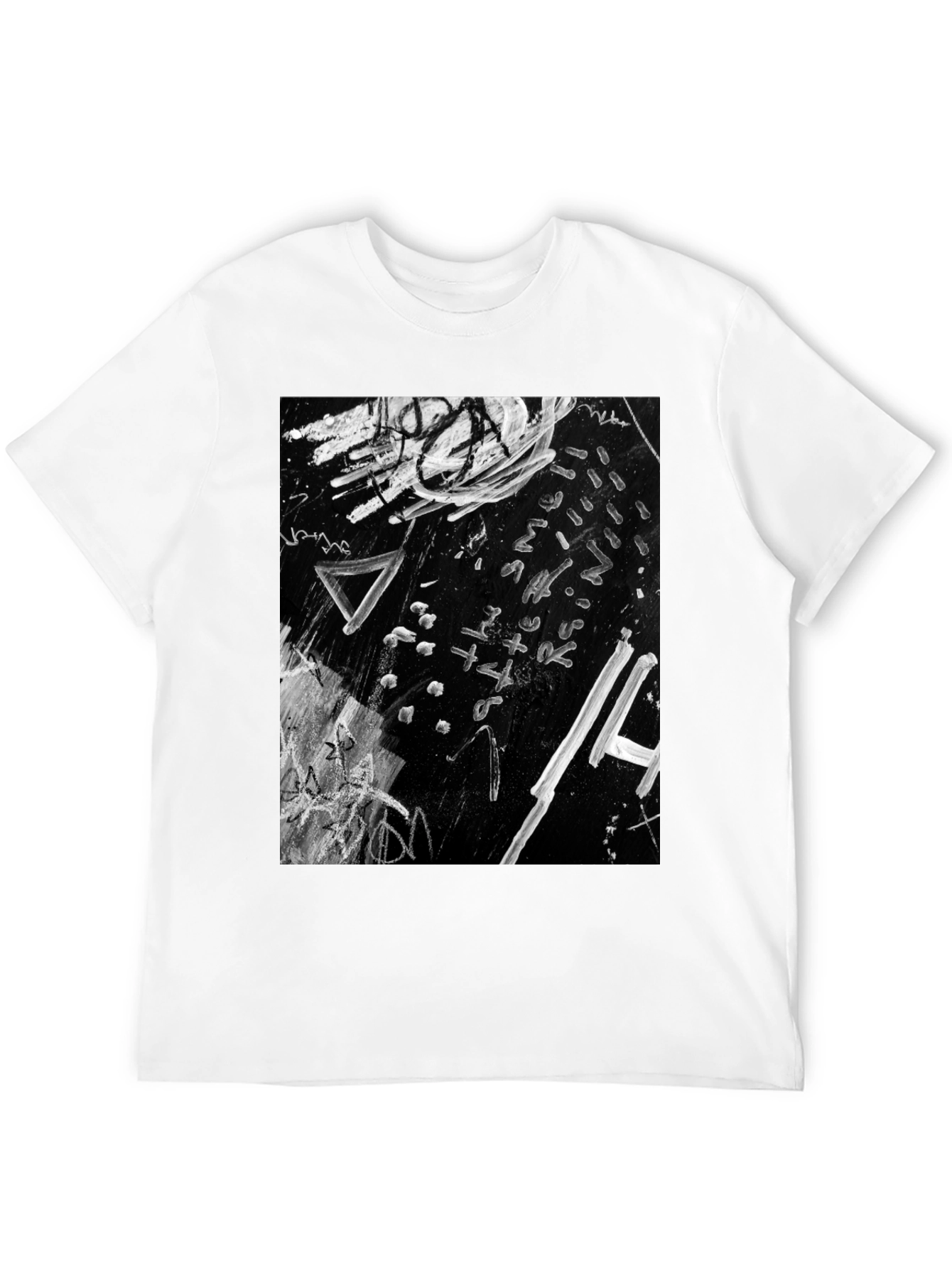 Abstract Art Black Graphic Tee