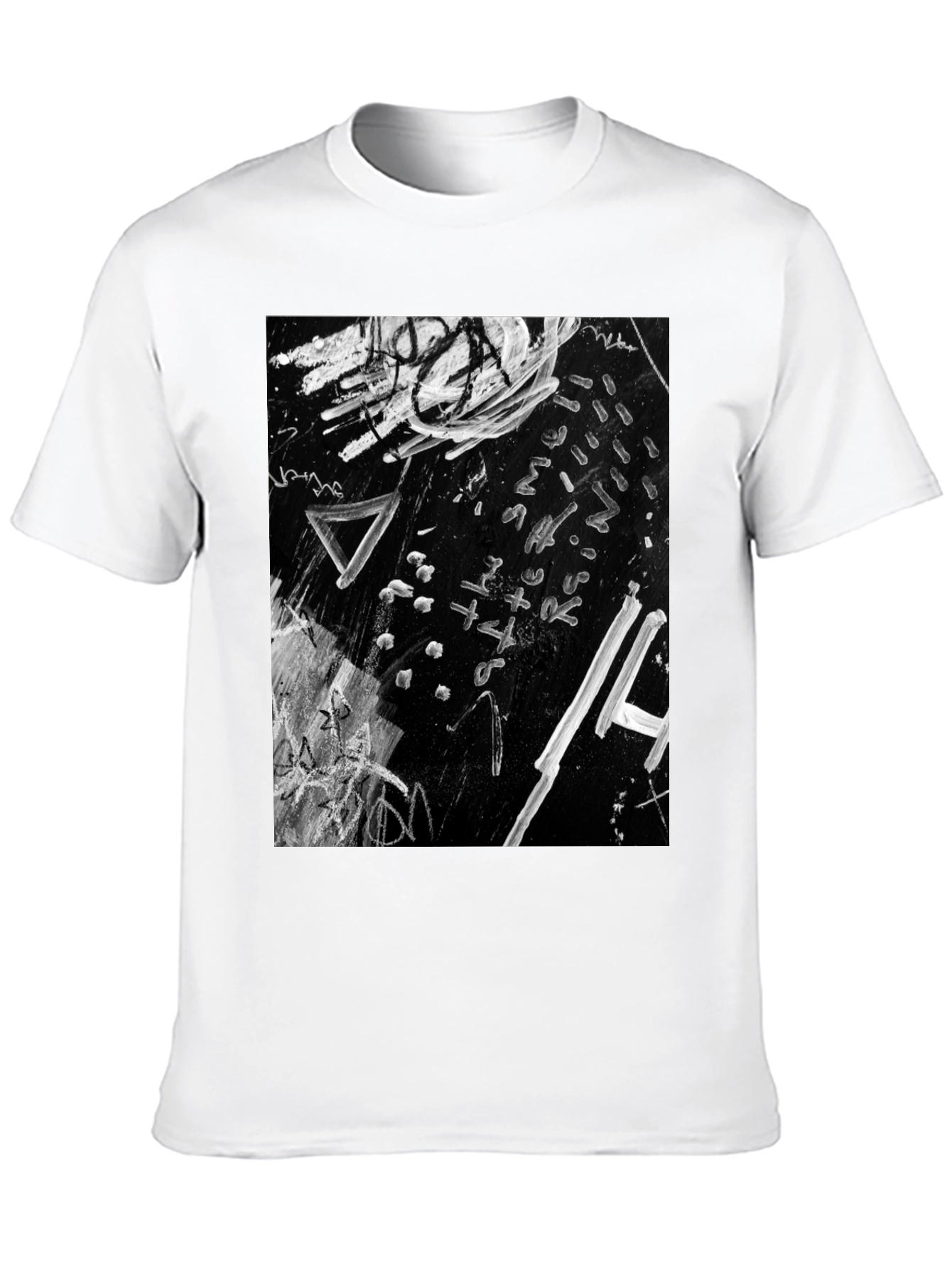 Abstract Art Black Graphic Tee