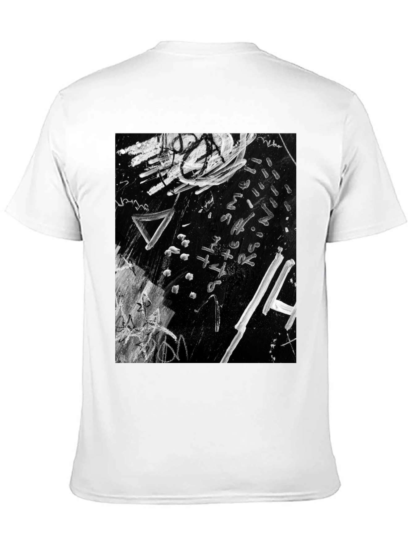 Abstract Art Black Graphic Tee