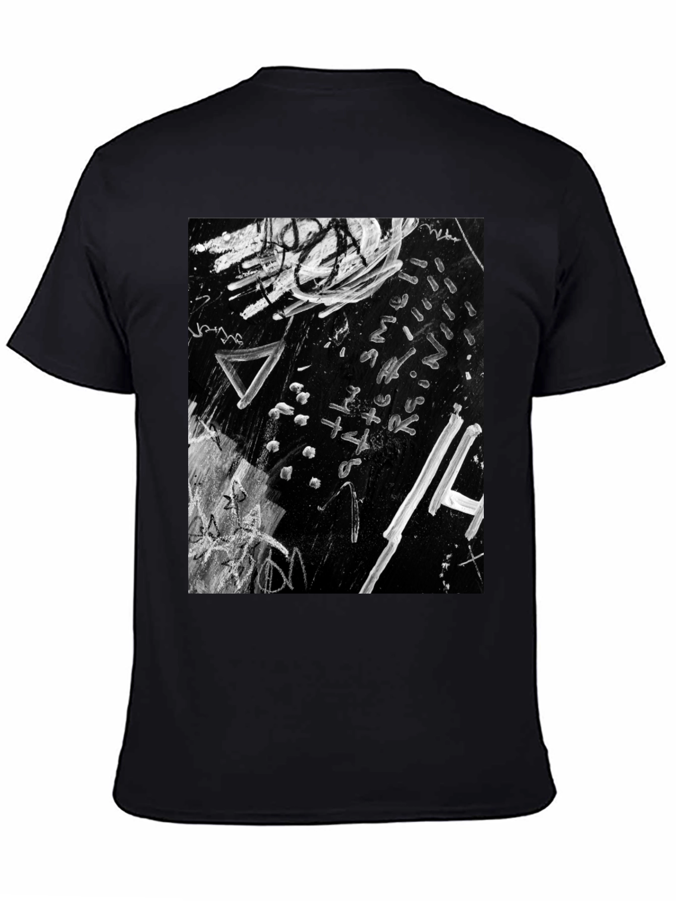 Abstract Art Black Graphic Tee