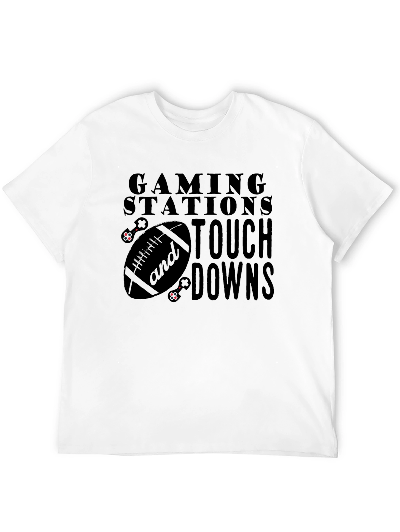Gaming Stations and Touchdowns T-Shirt