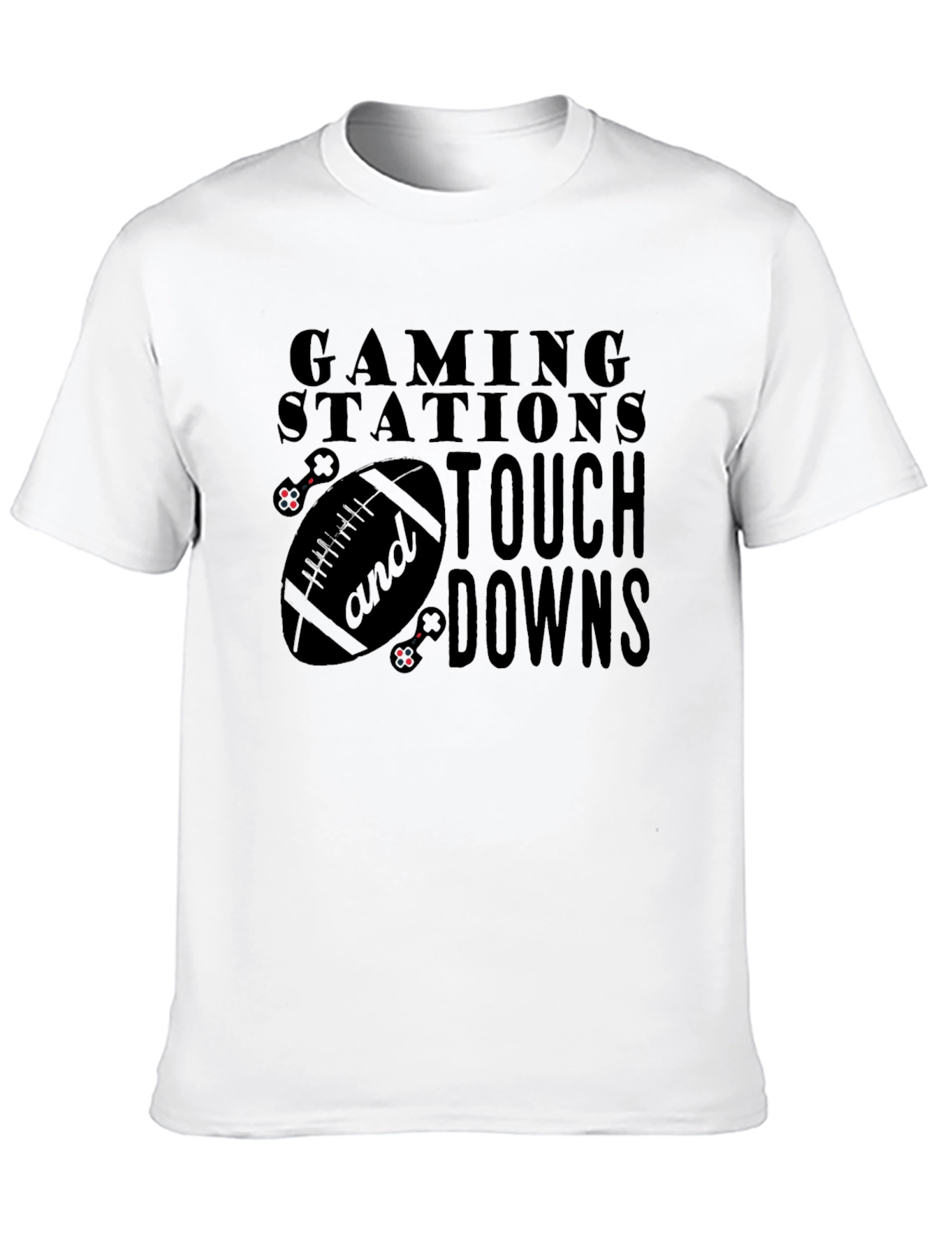 Gaming Stations and Touchdowns T-Shirt