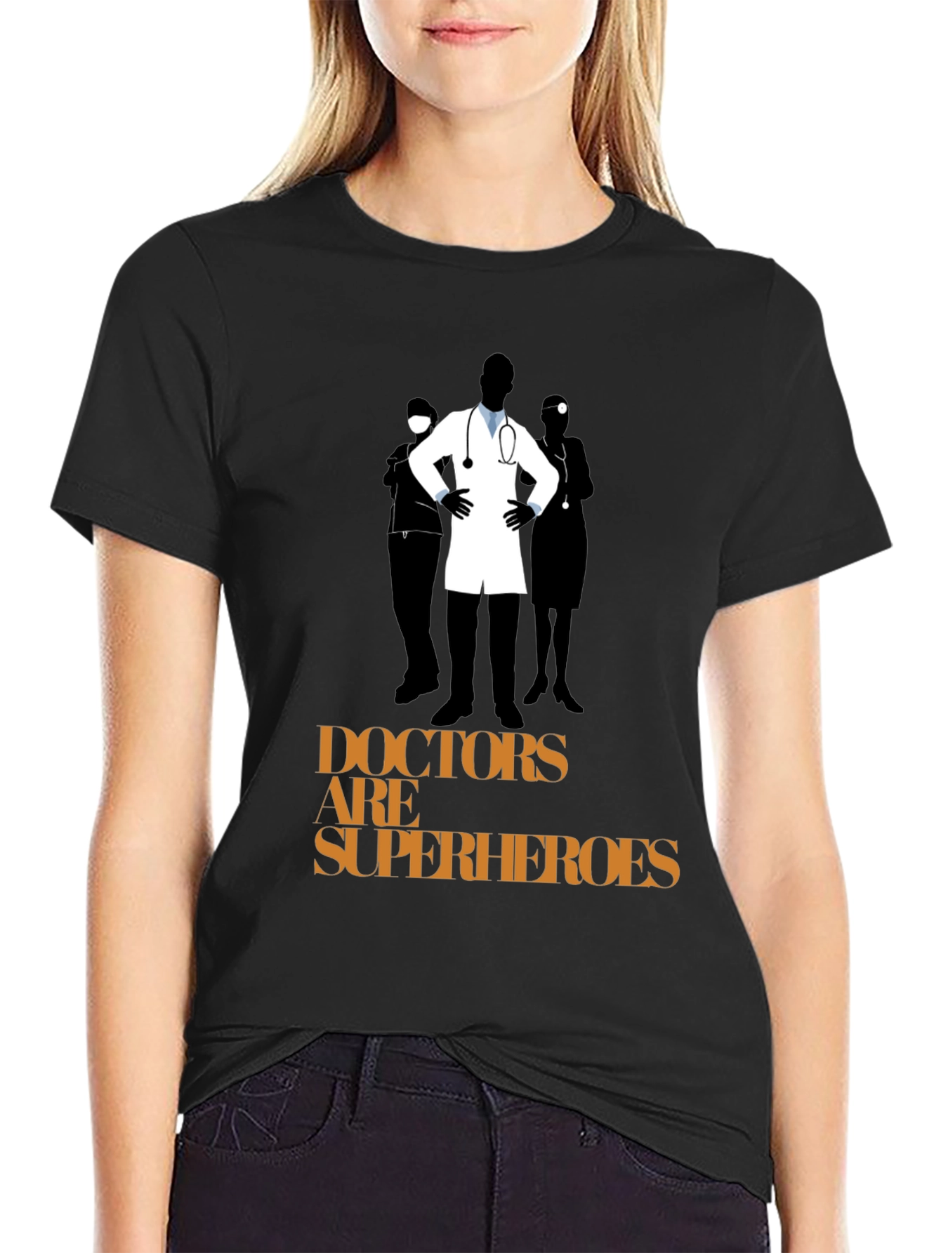 Doctors are Superheroes Graphic T-Shirt