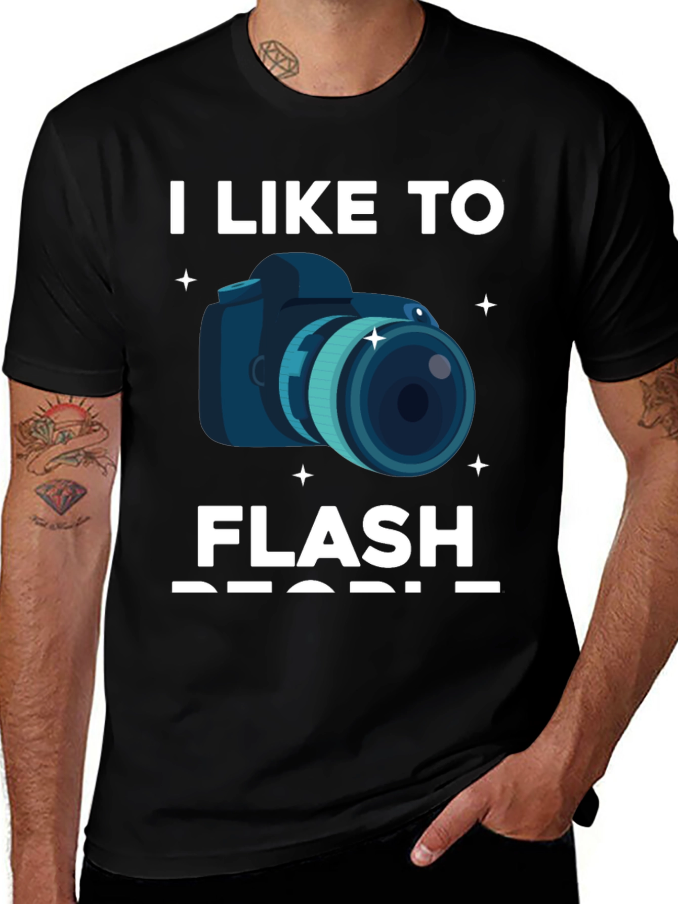 I Like To Flash People Graphic T-Shirt