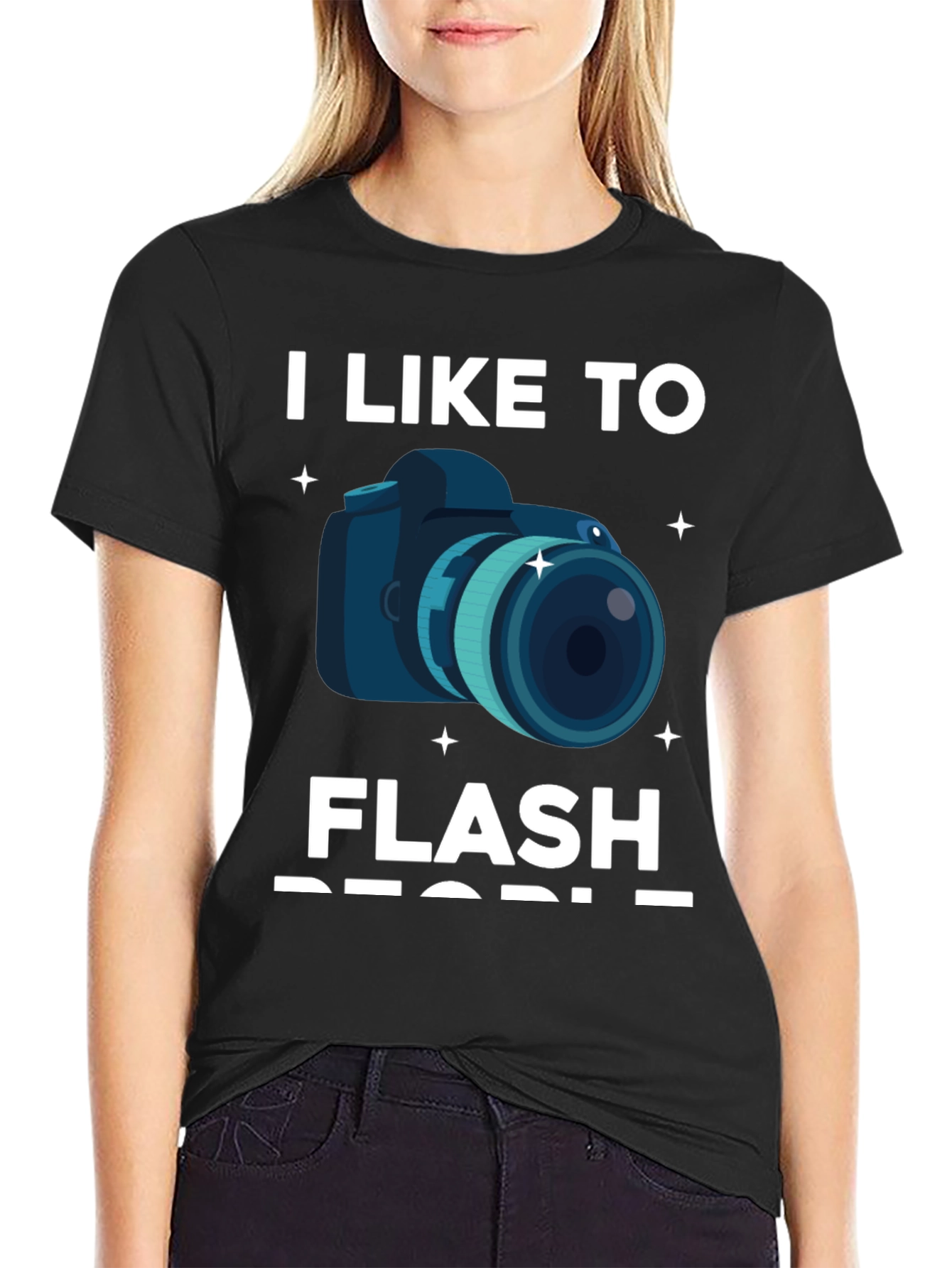 I Like To Flash People Graphic T-Shirt