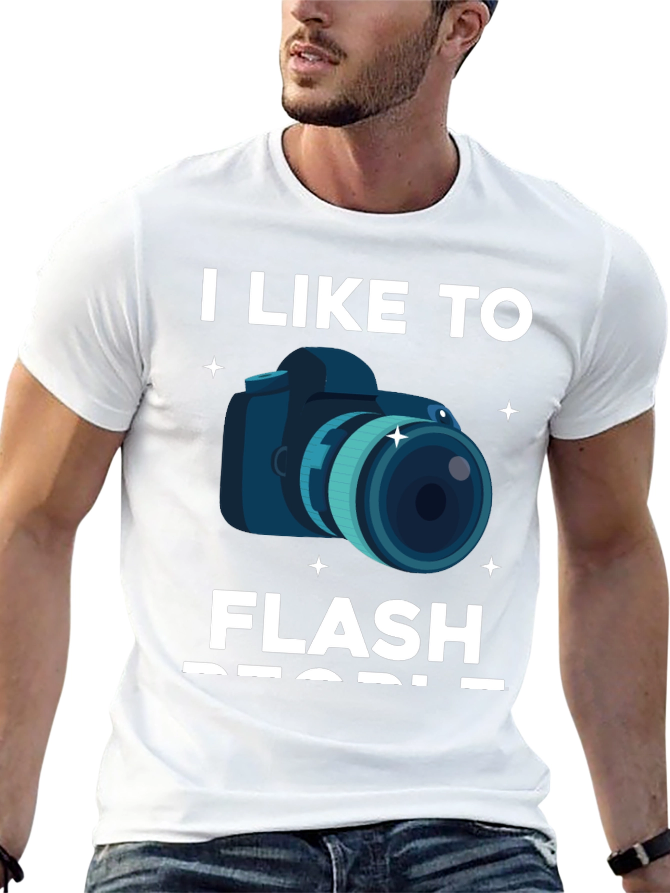 I Like To Flash People Graphic T-Shirt