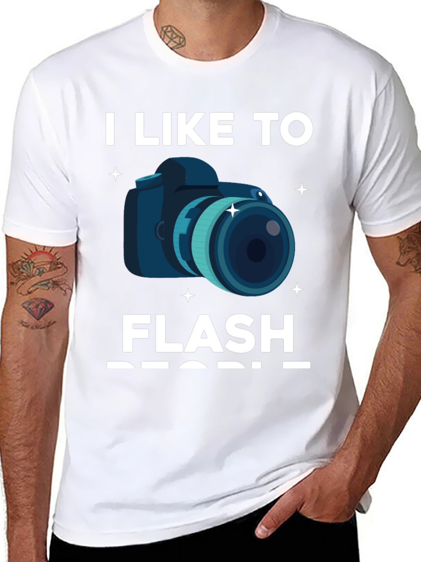 I Like To Flash People Graphic T-Shirt