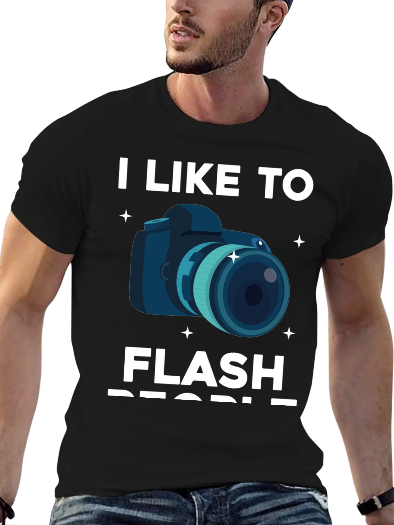 I Like To Flash People Graphic T-Shirt