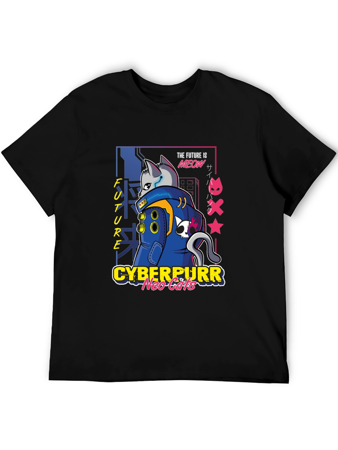 Cyberpurr Neo-Cats T-Shirt
