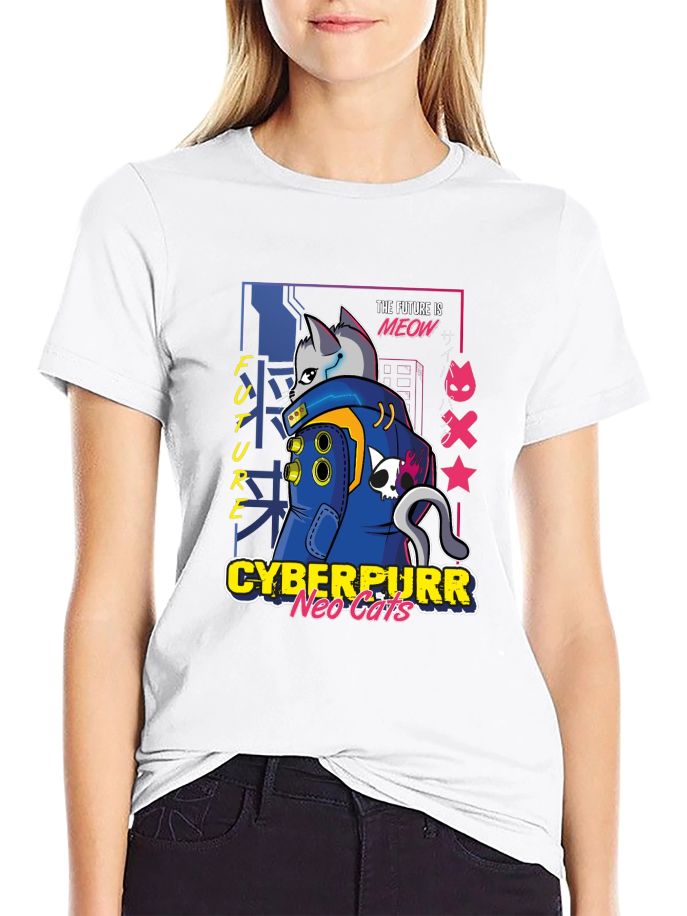 Cyberpurr Neo-Cats T-Shirt