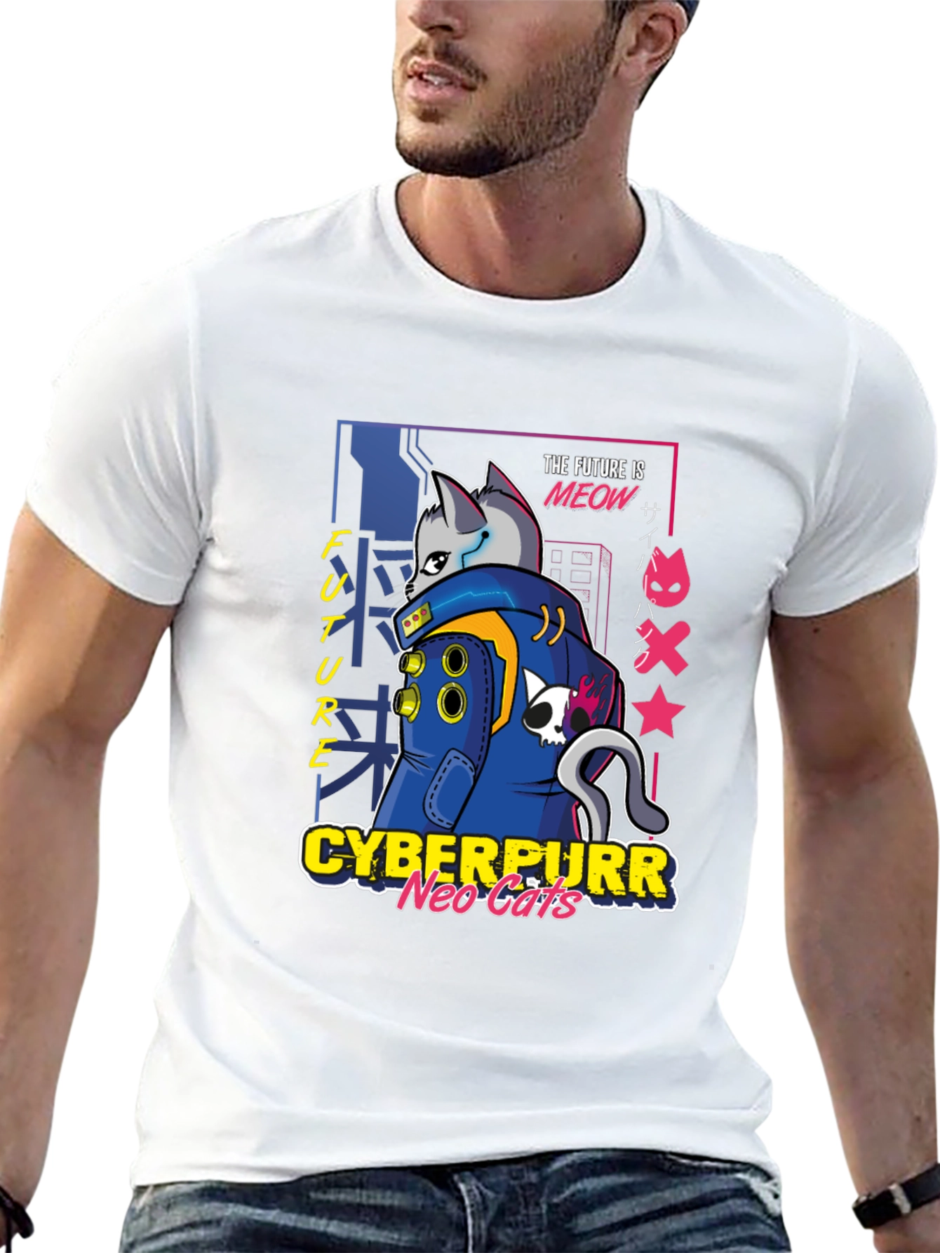 Cyberpurr Neo-Cats T-Shirt