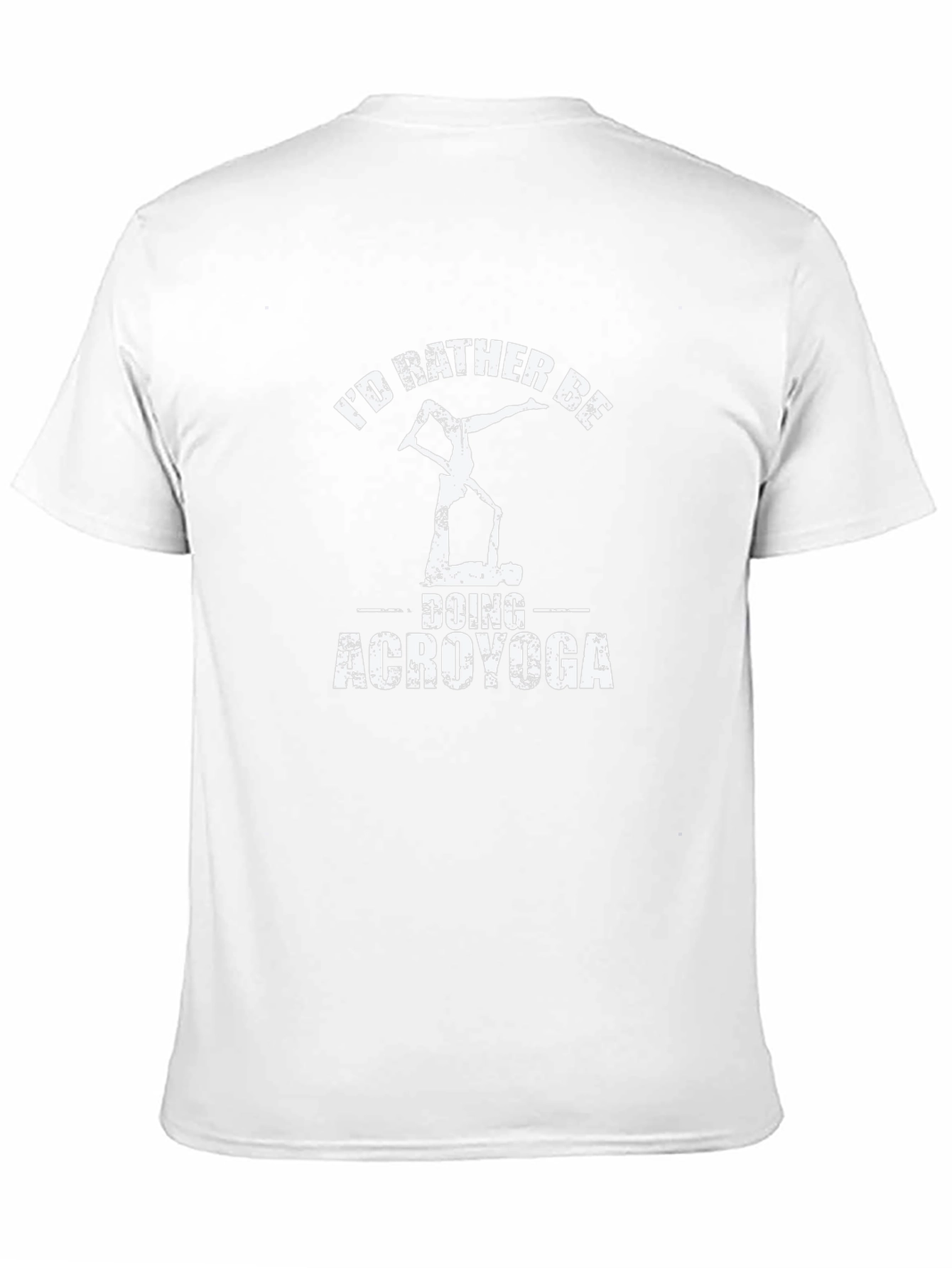 Id Rather Be Doing Acroyoga T-Shirt Black