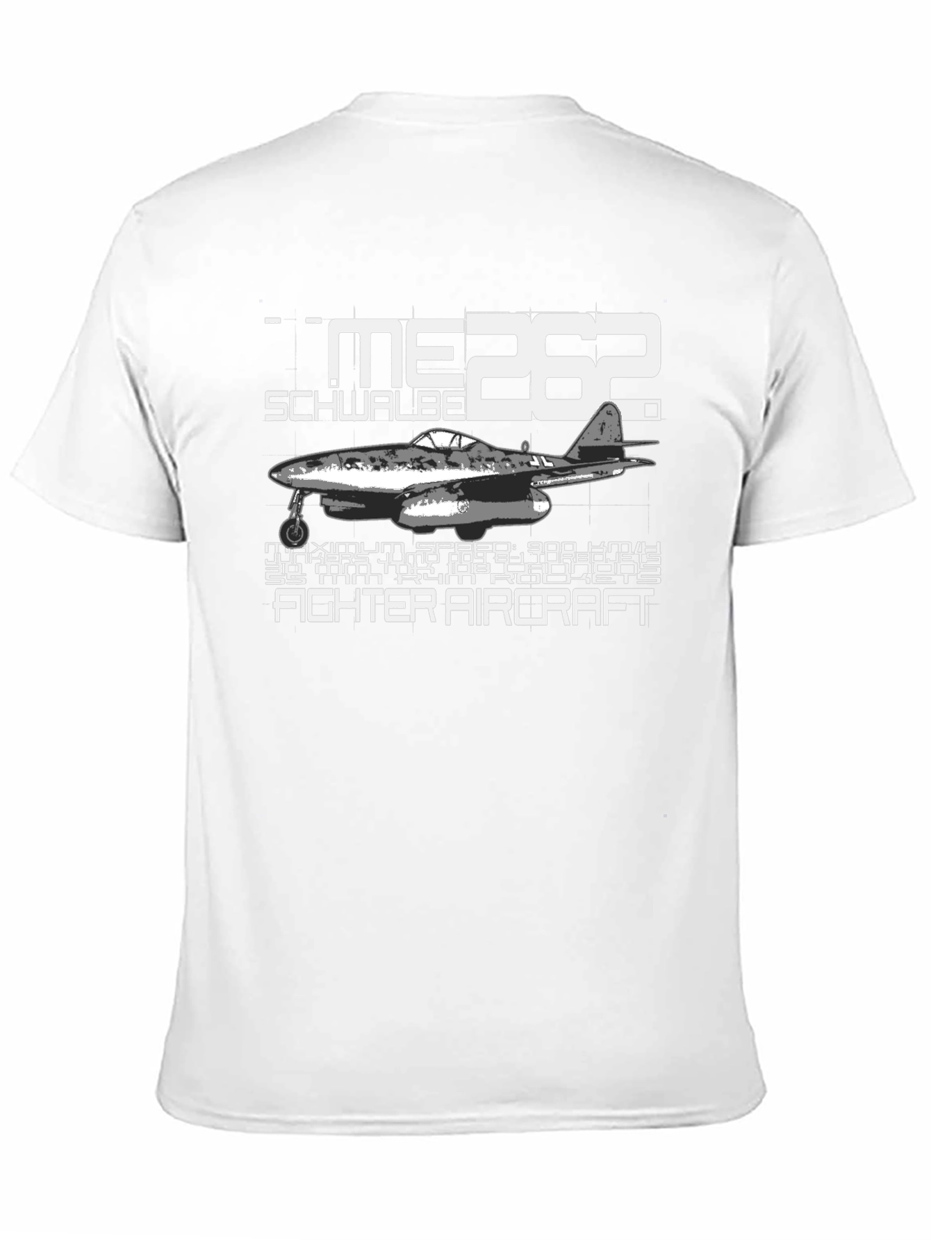 Me 262 Schwalbe Fighter Aircraft Graphic T-Shirt
