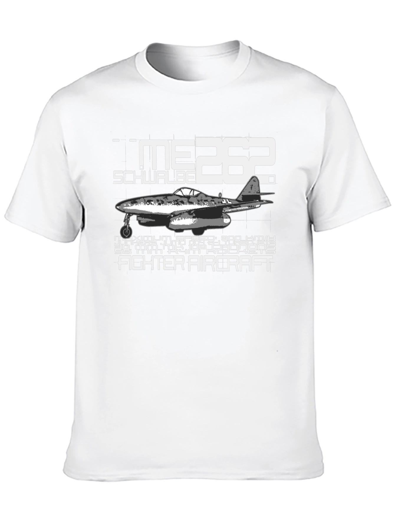 Me 262 Schwalbe Fighter Aircraft Graphic T-Shirt