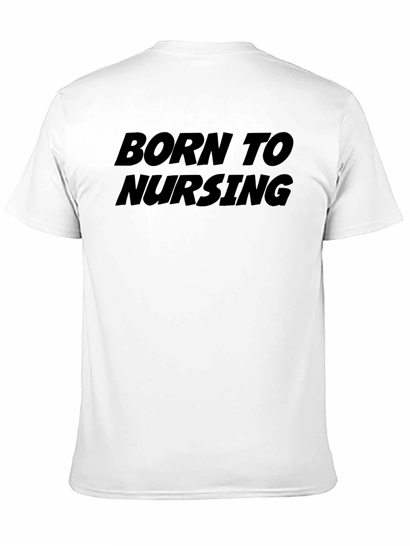 Born To Nursing Black T-Shirt