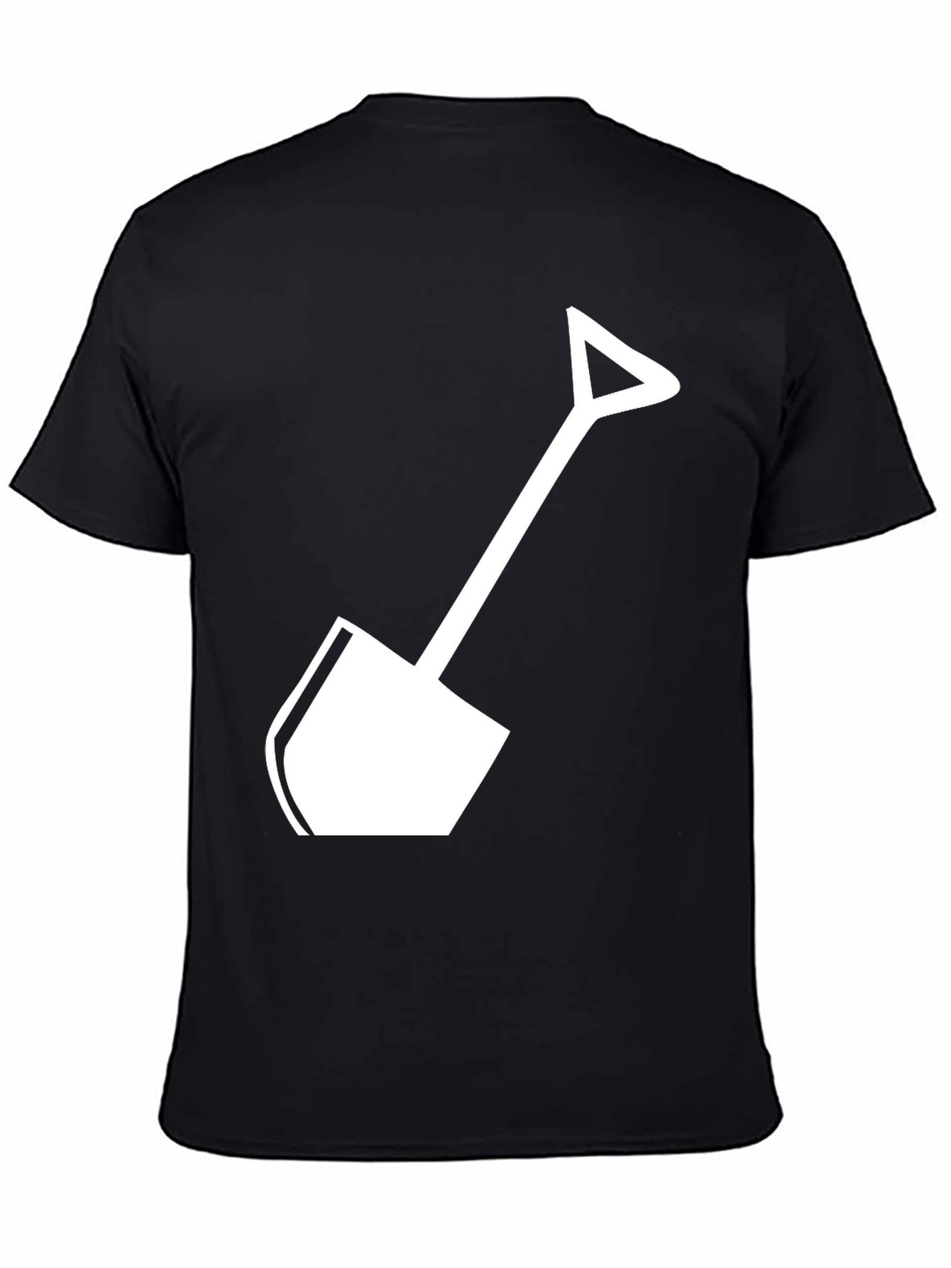 Shovel Graphic Tee - Black Cotton Blend