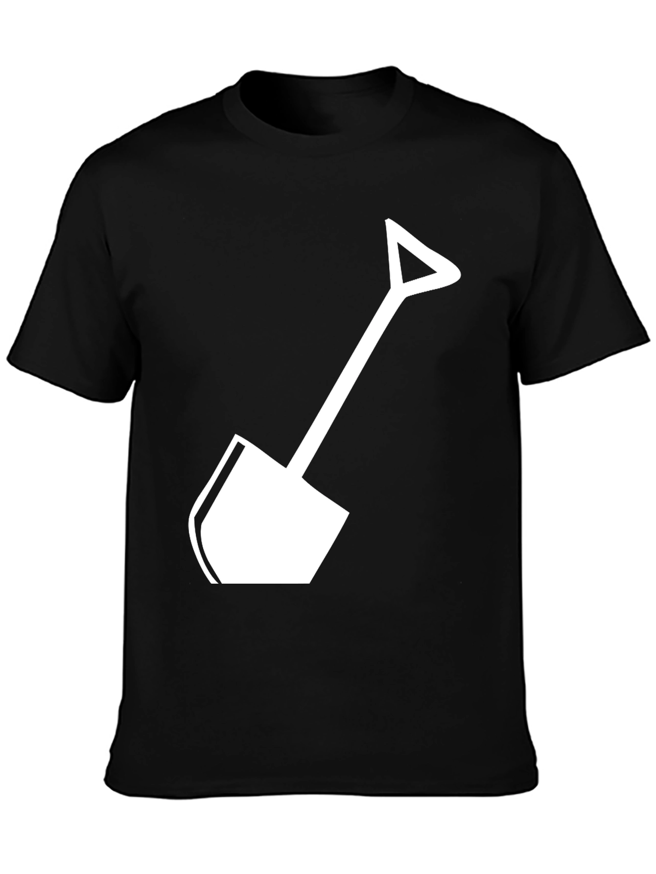 Shovel Graphic Tee - Black Cotton Blend