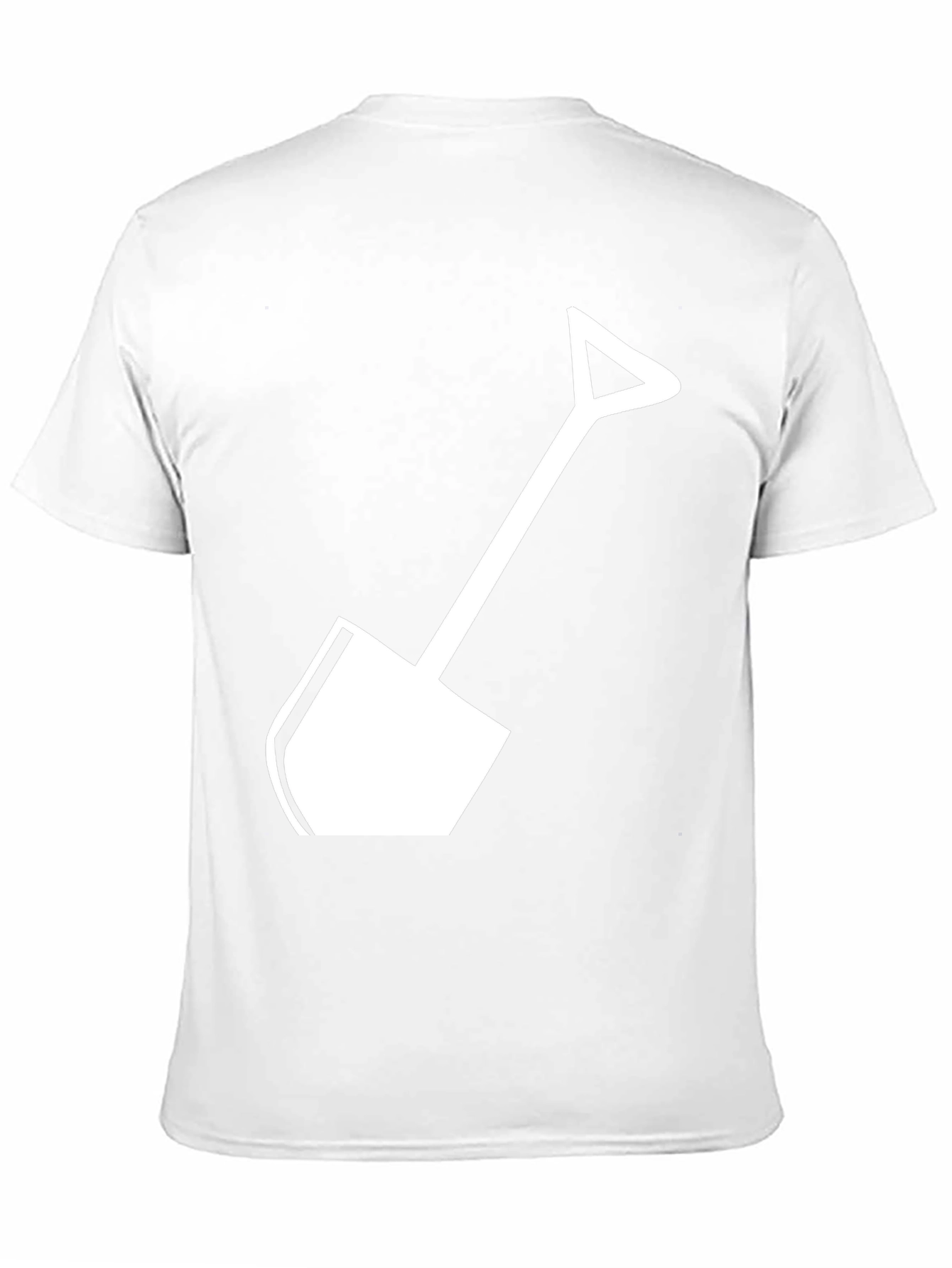 Shovel Graphic Tee - Black Cotton Blend