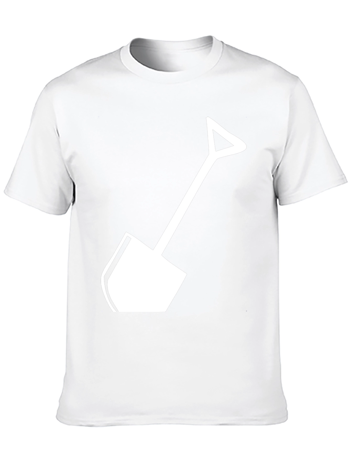 Shovel Graphic Tee - Black Cotton Blend