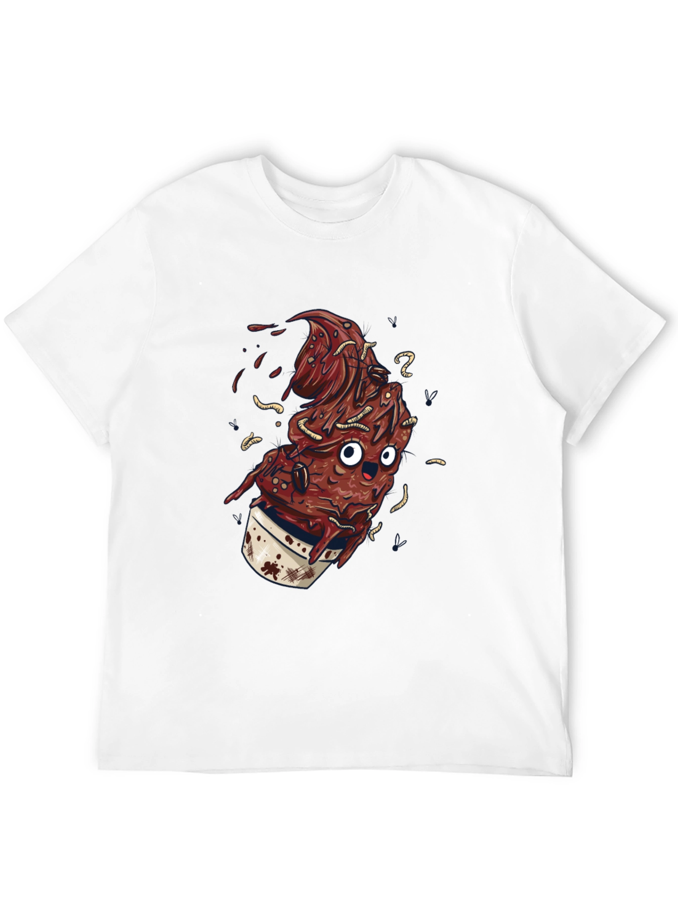 Creepy Cartoon Dessert Graphic Tee