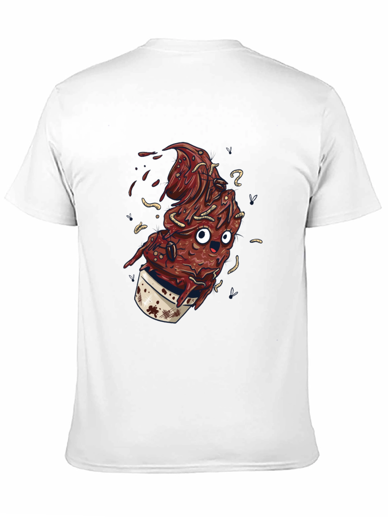 Creepy Cartoon Dessert Graphic Tee